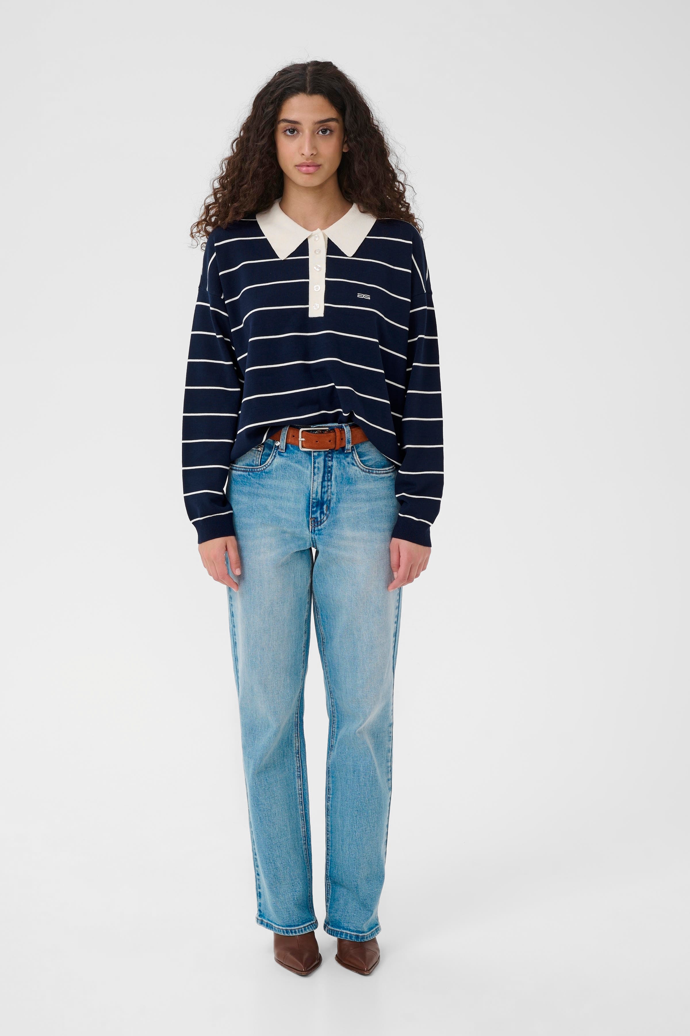 GZtaige Polotröja LOOKBOOK FRONT 10910829-109335