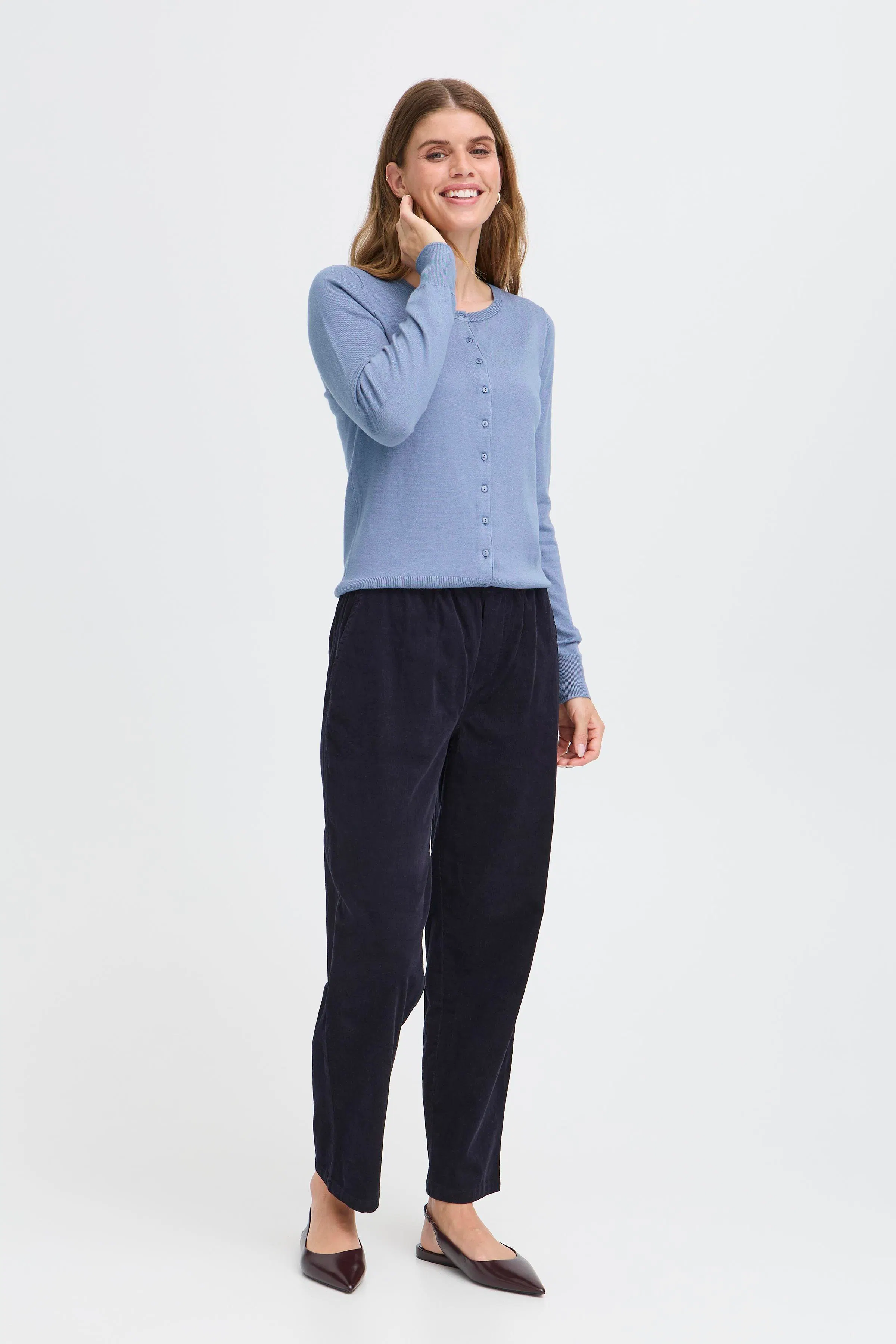 FRZubasic Cardigan LOOKBOOK FRONT 20604187-174015