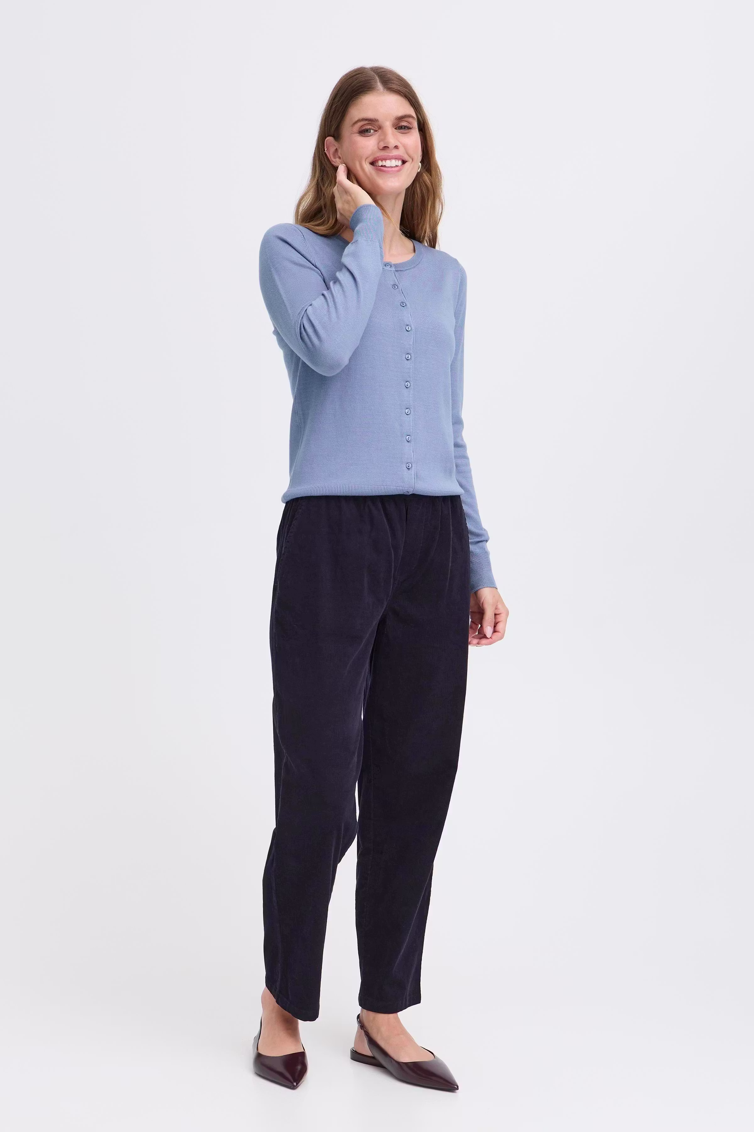 FRZubasic Cardigan LOOKBOOK FRONT 20604187-174015