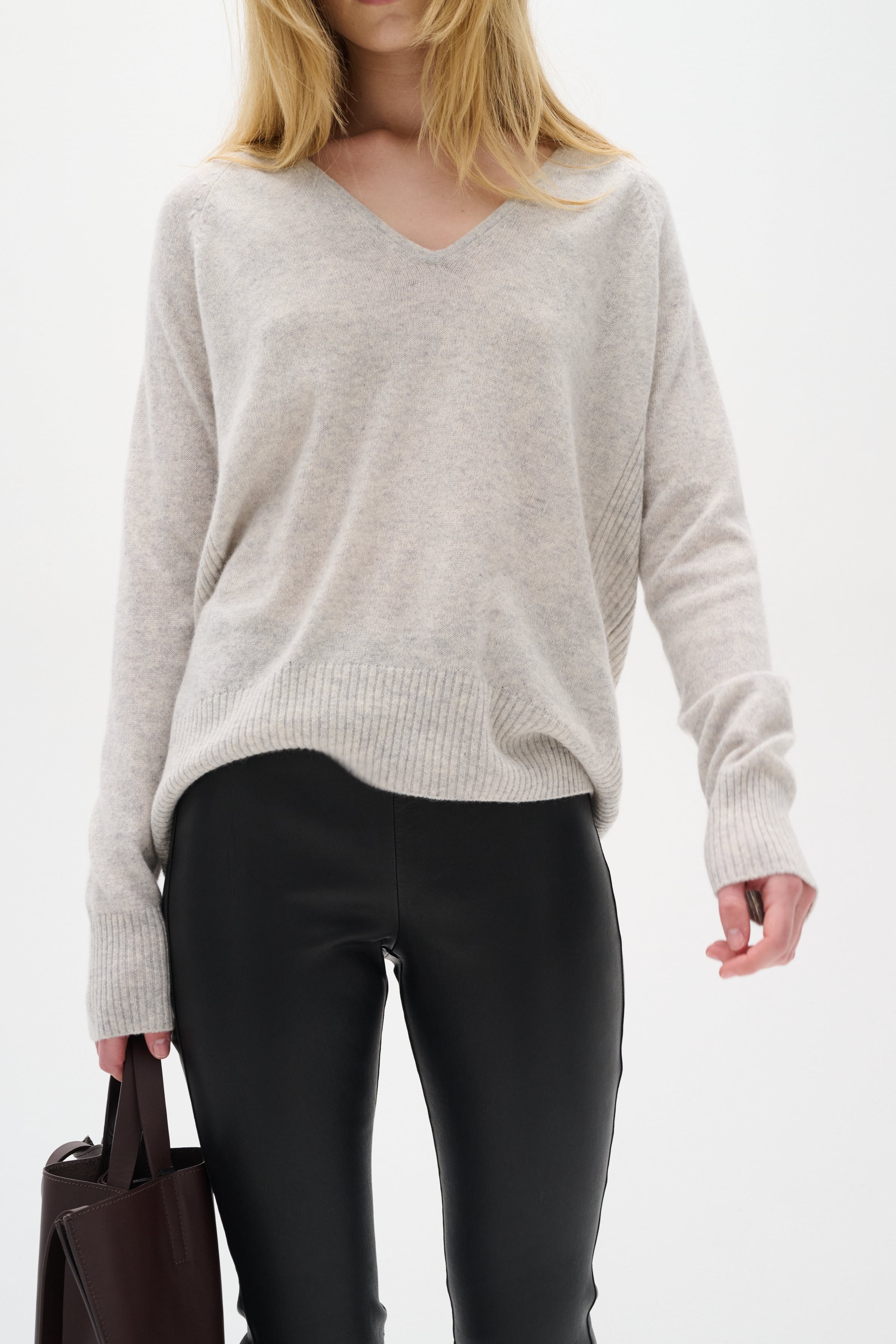 LuellaIW Læder Leggings LOOKBOOK DETAIL 30104634-10050