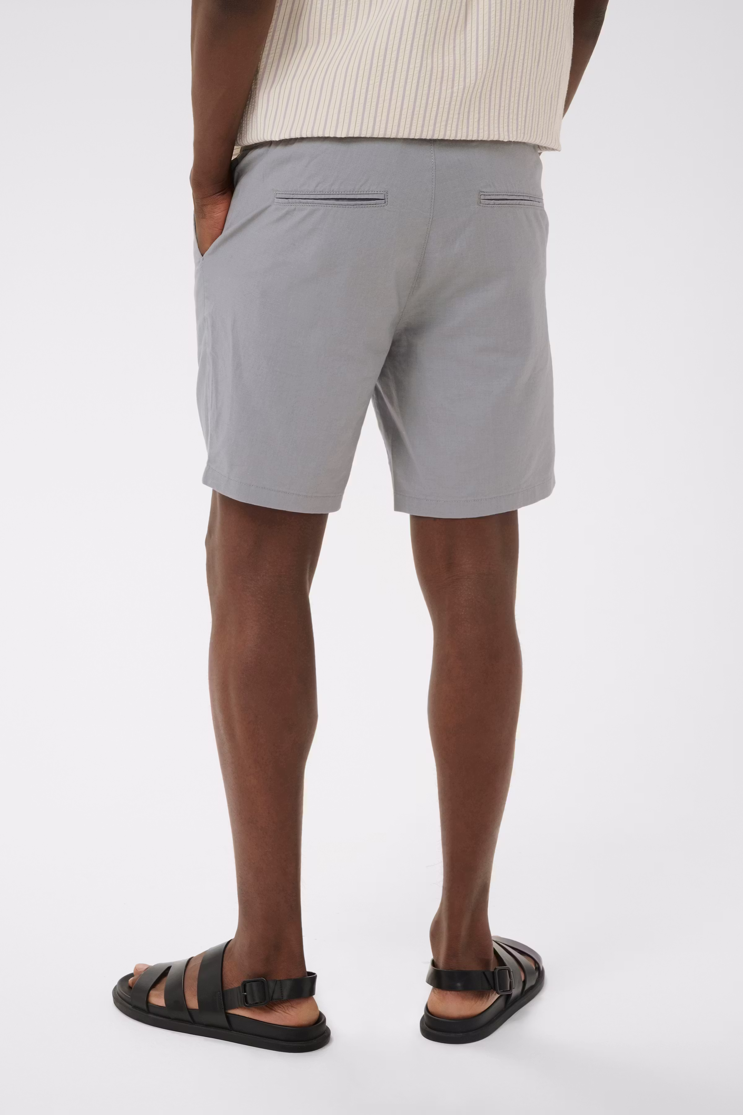 MAbarton linen shorts LOOKBOOK BACK 30206032-173914