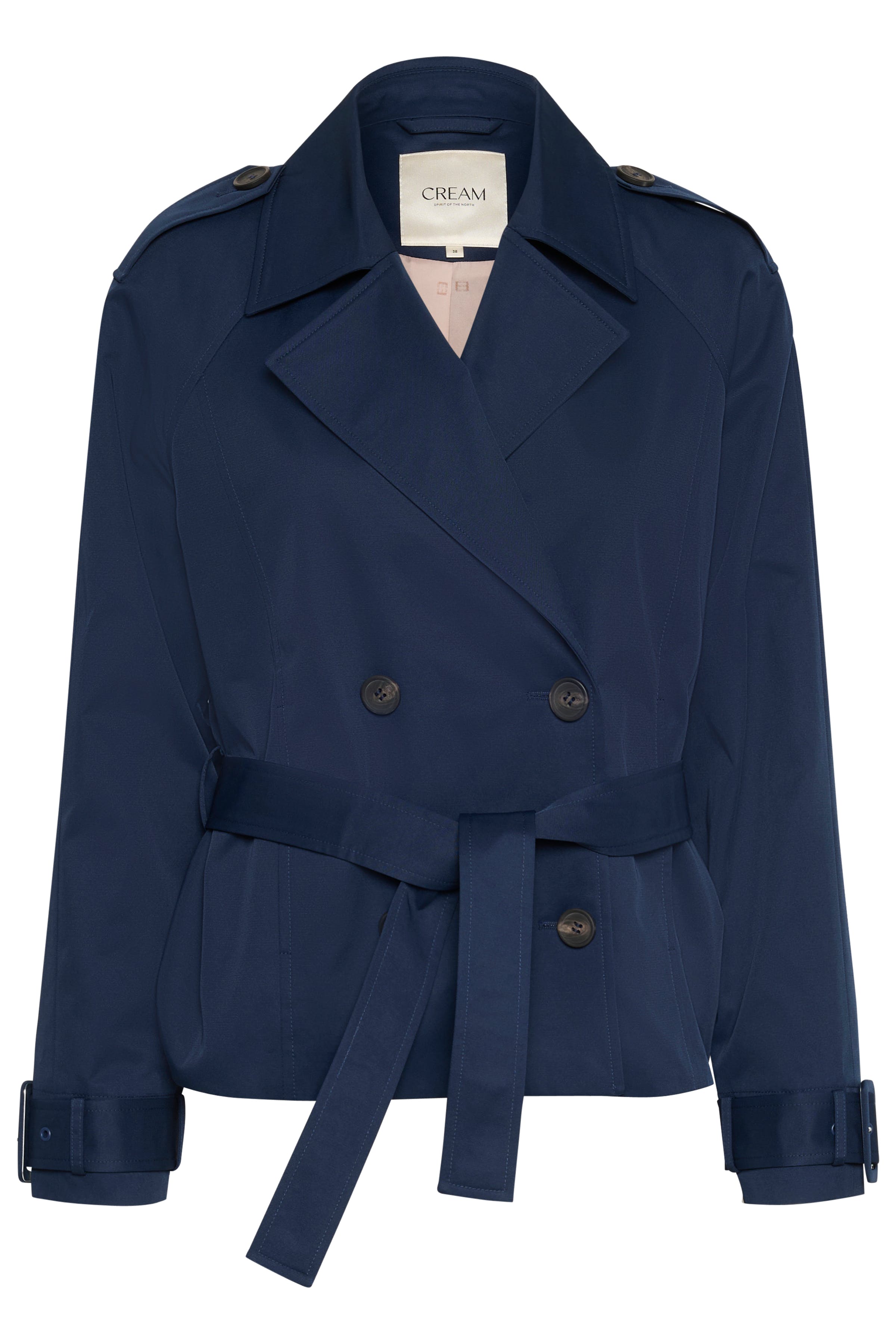 CRRea Kurzer Trenchcoat PACK FRONT 10613209-171324