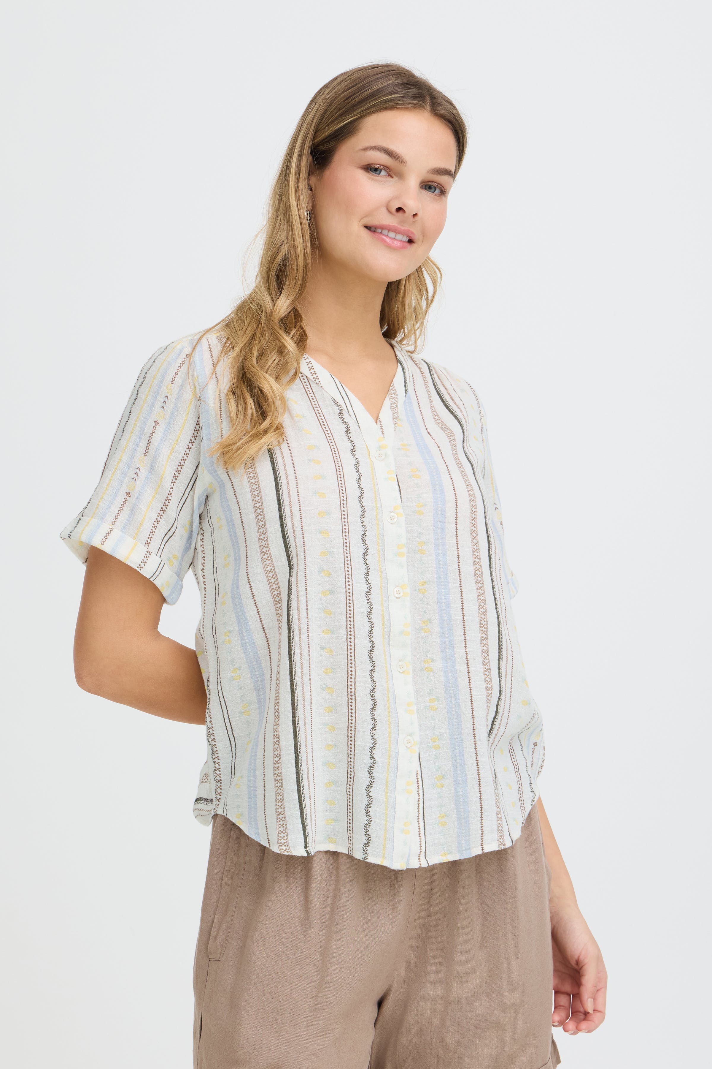 FRBOBBI Skjorte LOOKBOOK FRONT 20615707-900008486