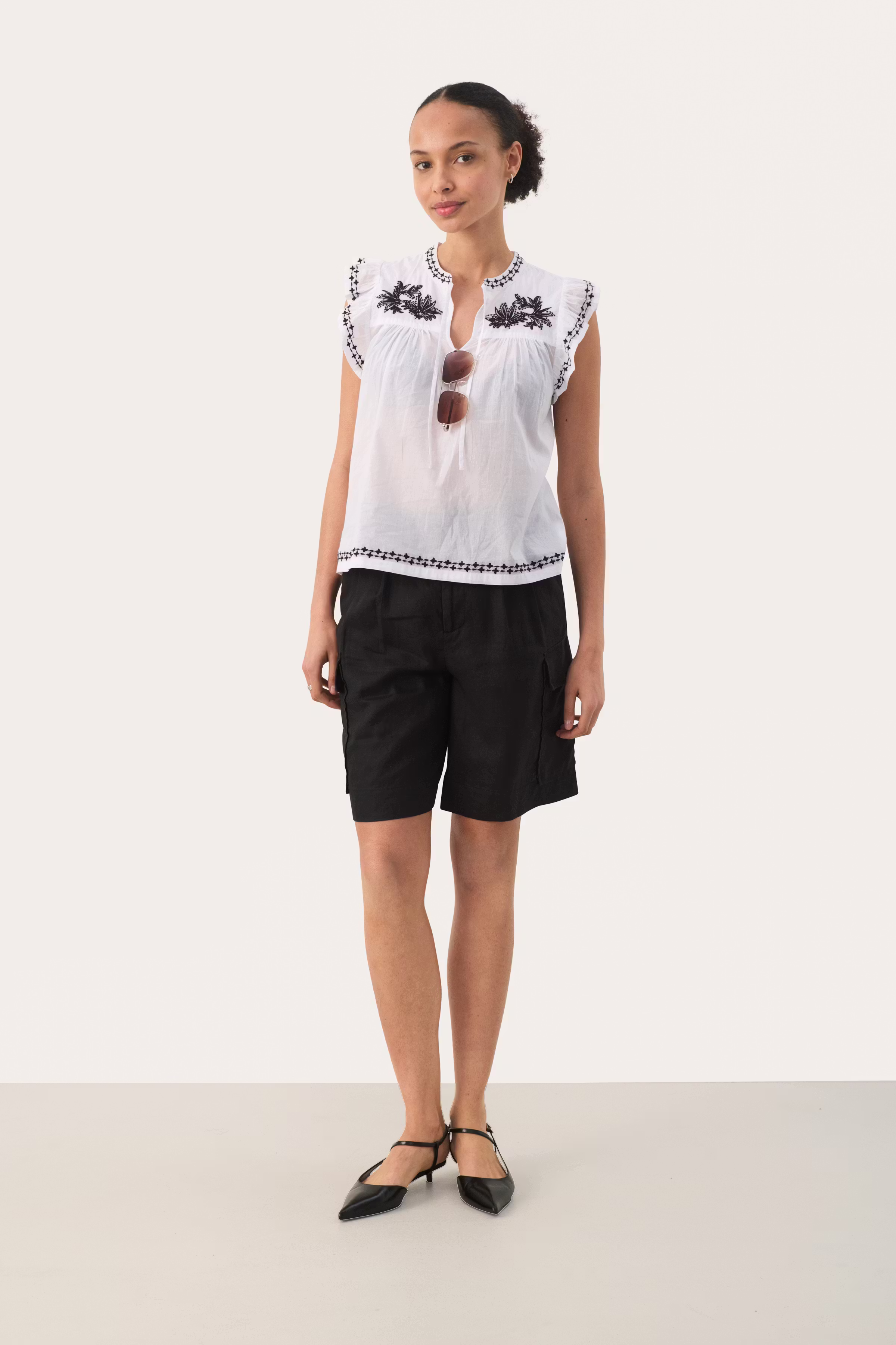 GundborgPW Rüschentop LOOKBOOK BACK 30308751-303025