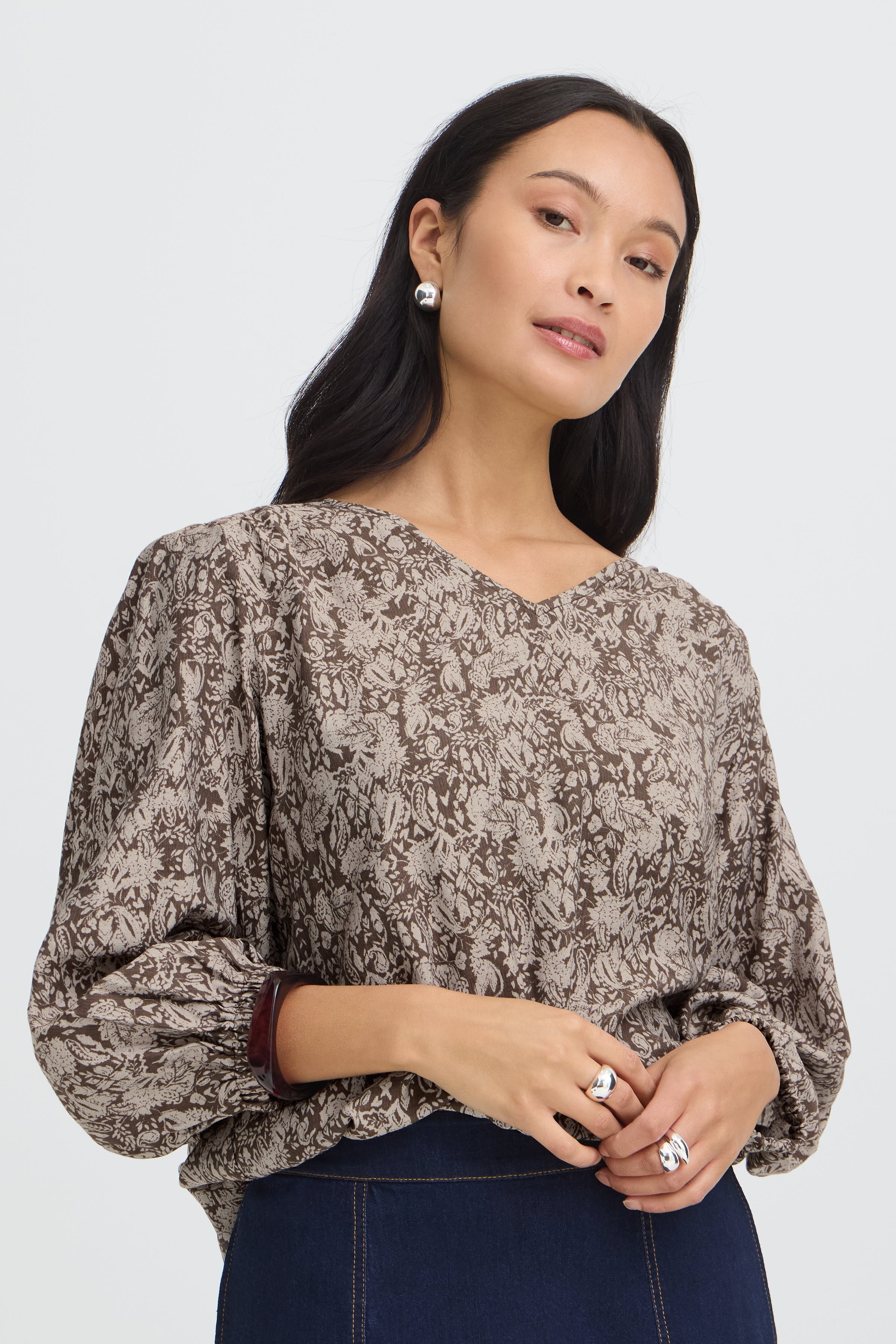FRARIANA Bluse LOOKBOOK FRONT 20618028-900013490