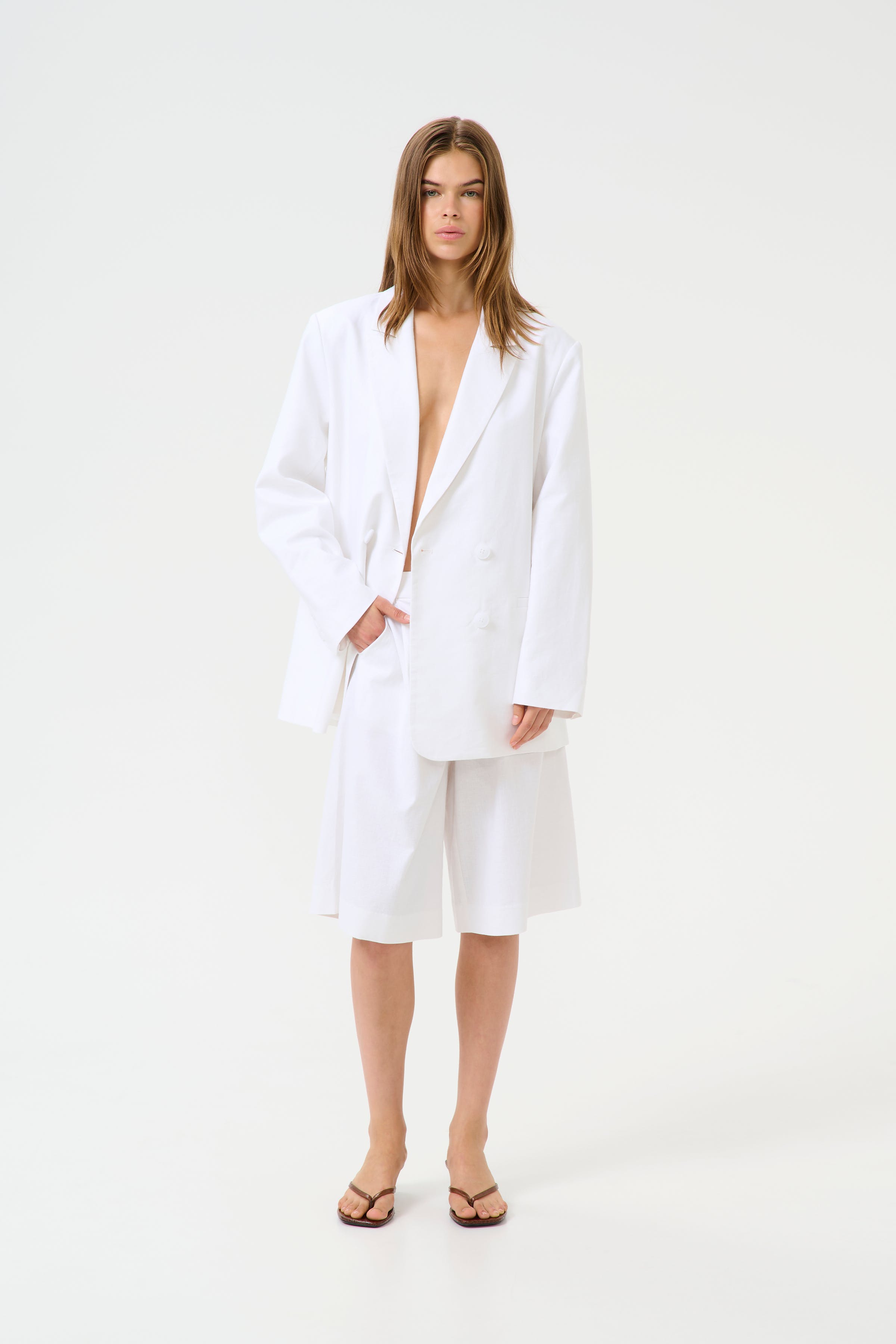 GZizza Linnen Blazer LOOKBOOK FRONT 10910285-110601