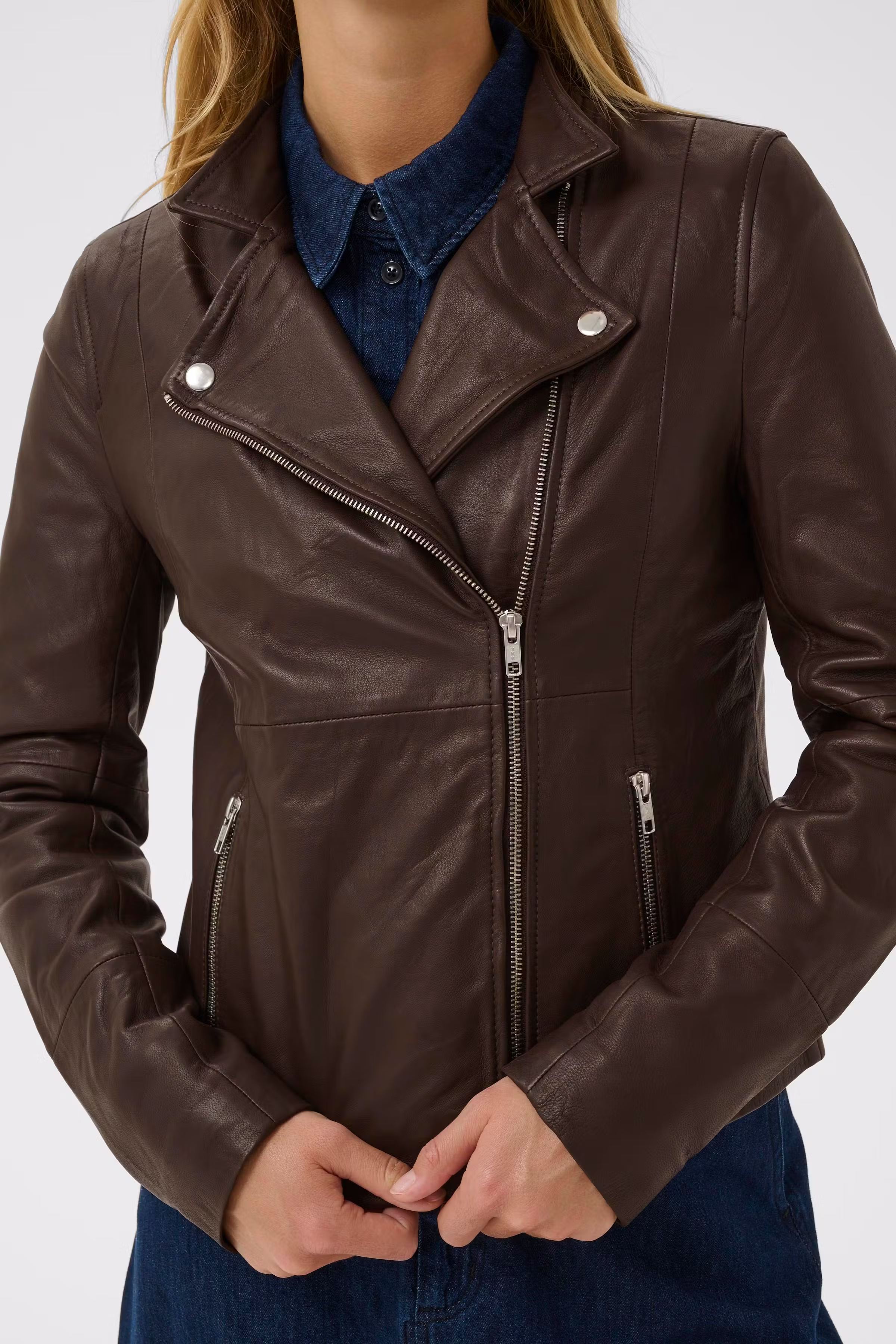 FrancesPW Leather jacket LOOKBOOK DETAIL 30305718-191106