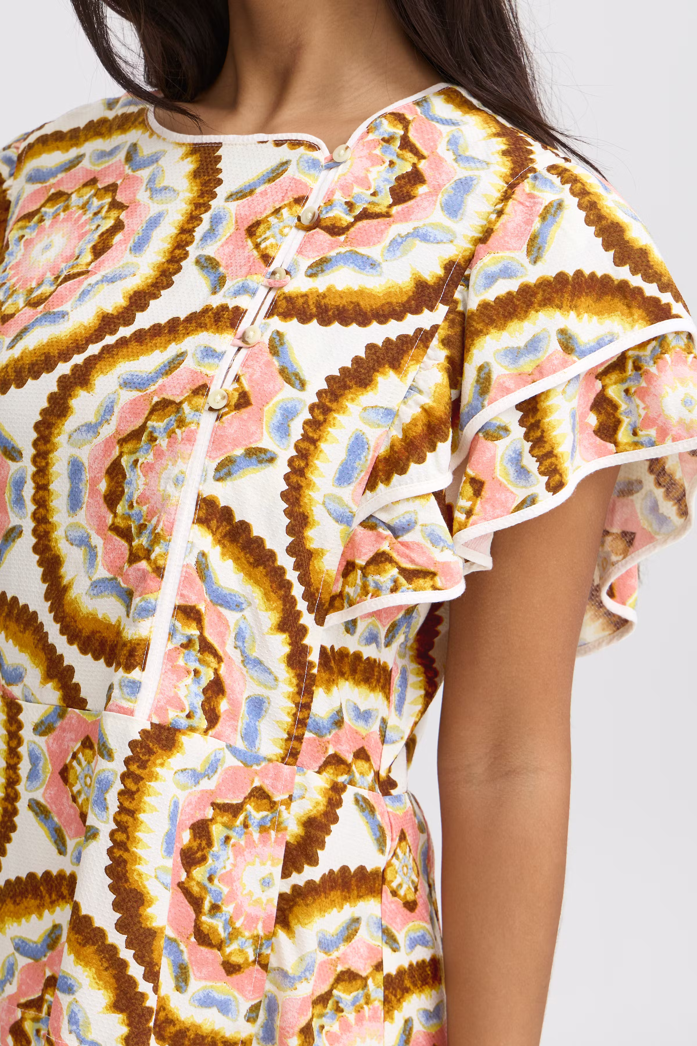 IRLILJE Blouse with short sleeve LOOKBOOK DETAIL 20122644-130905