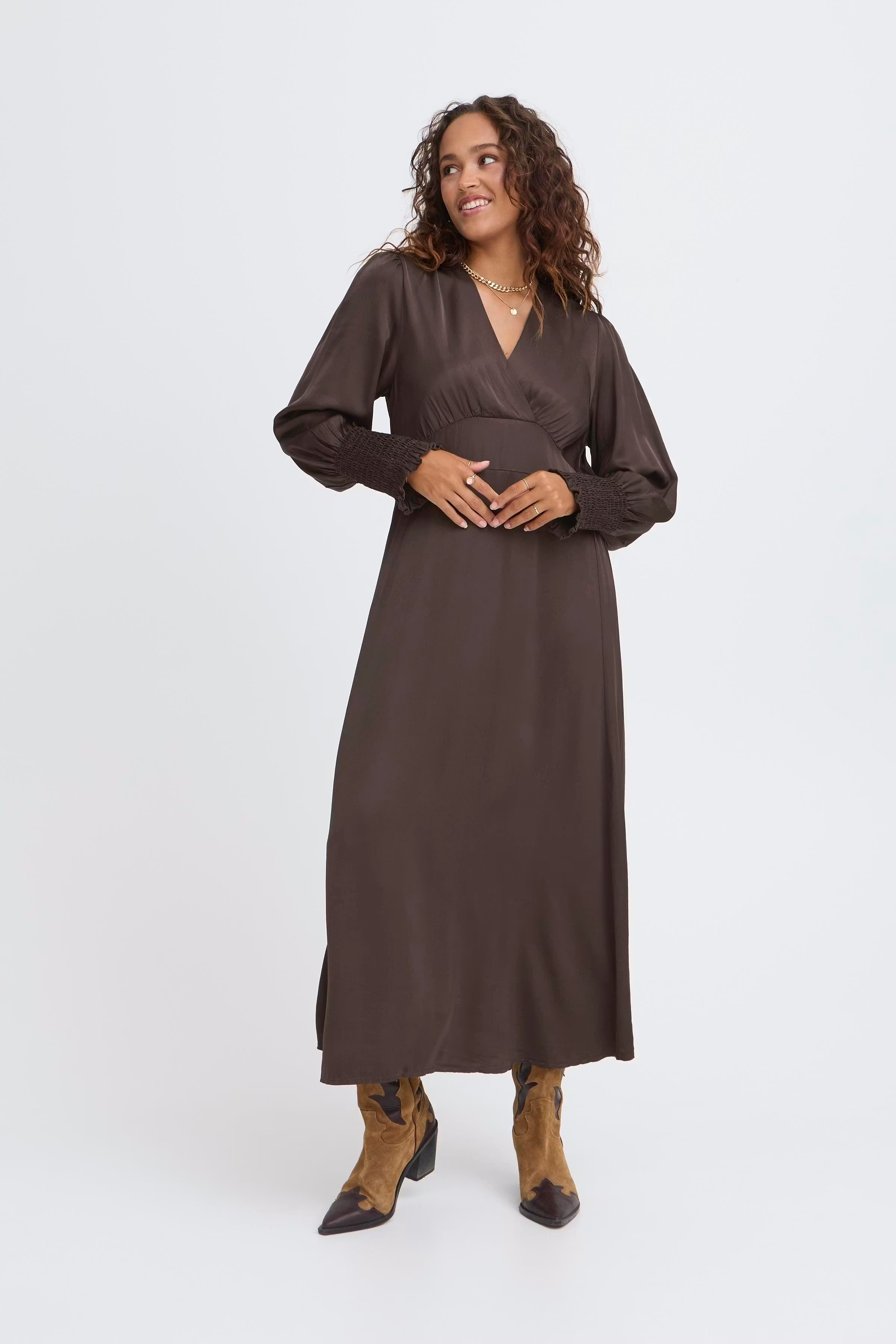 SBOLIVIA Kjole LOOKBOOK FRONT 22101104-191109