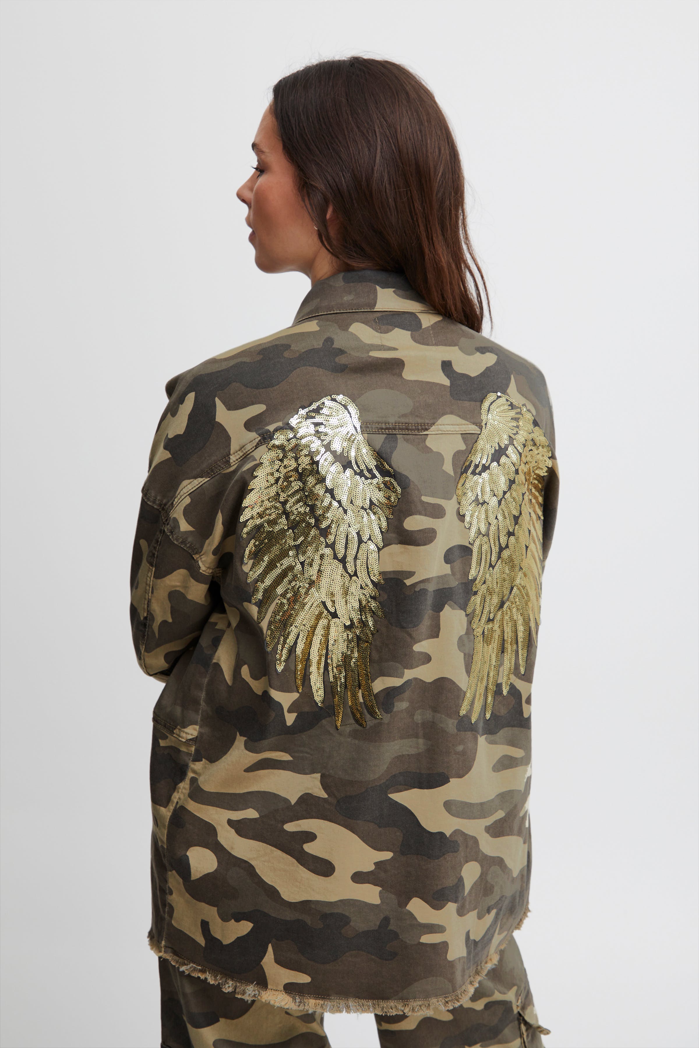 PZANGELA Causal jas LOOKBOOK BACK 50207329-200375