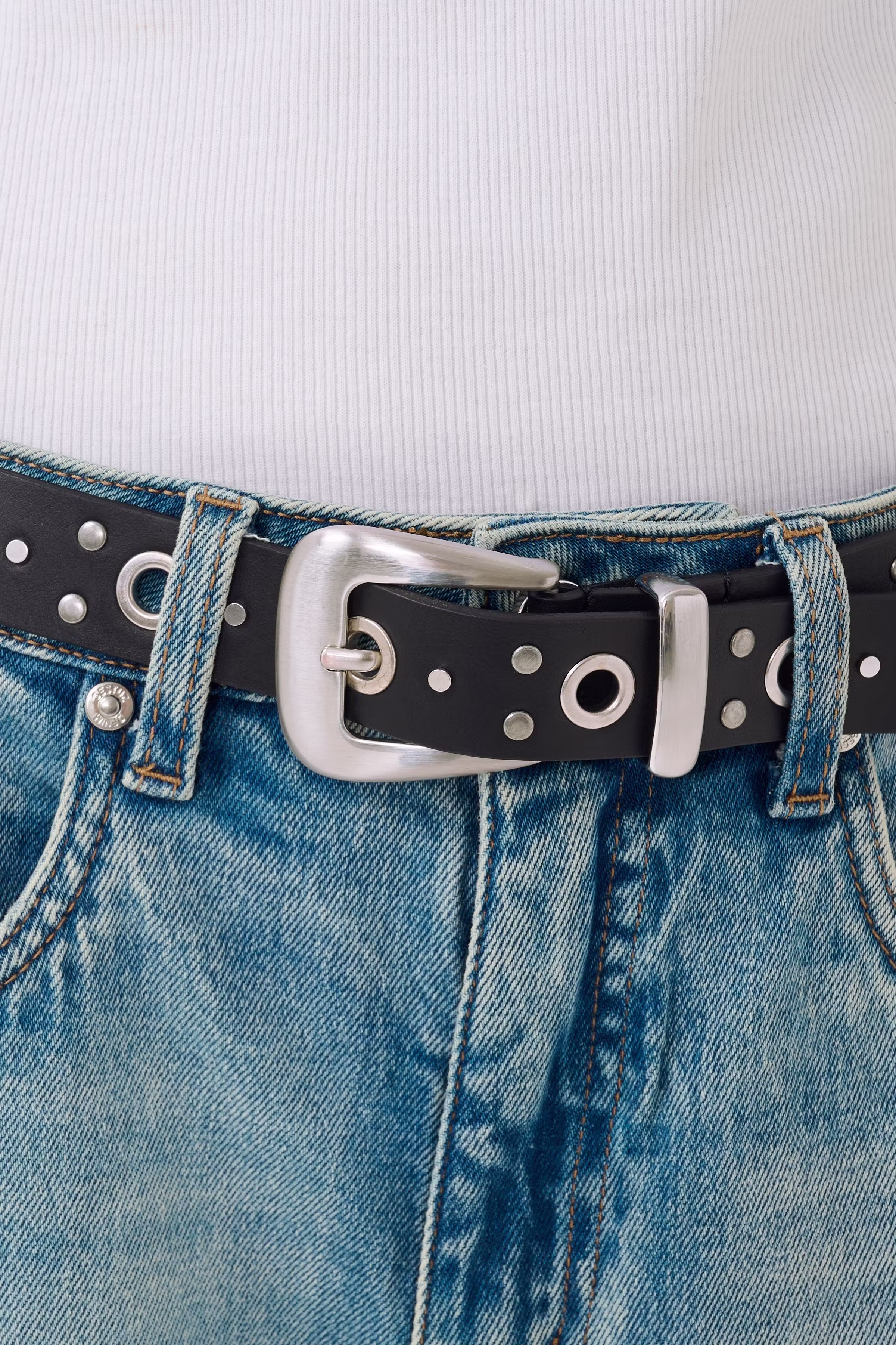 GZnitzy Leren riem LOOKBOOK DETAIL 10911360-100017