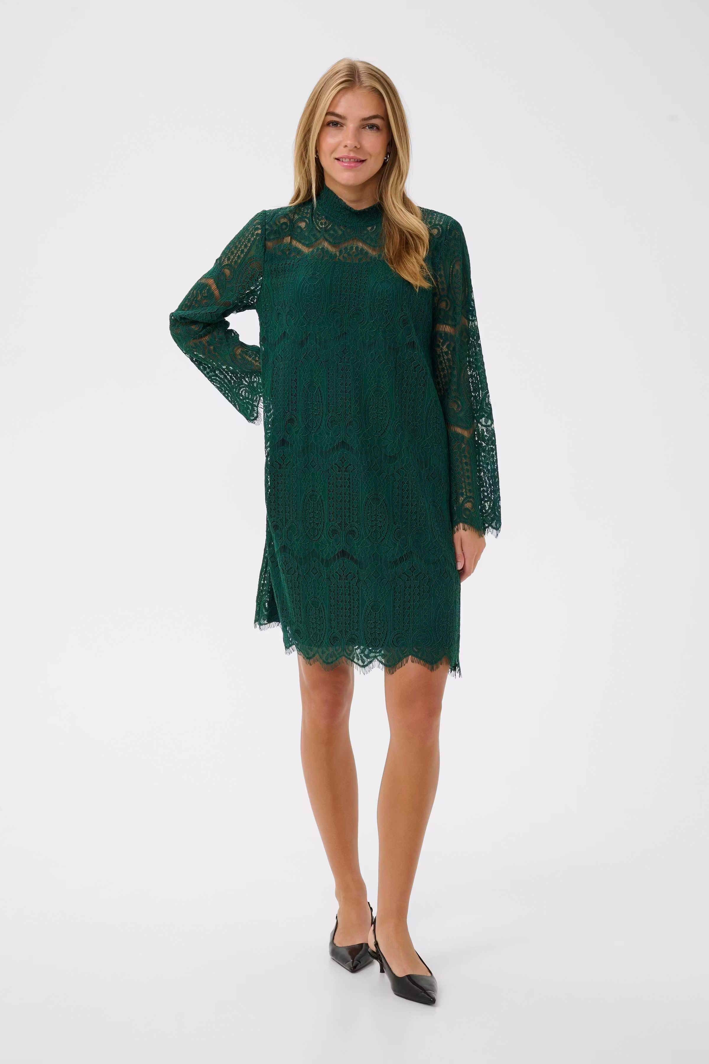 CUima Blondekjole LOOKBOOK FRONT 50111346-195220