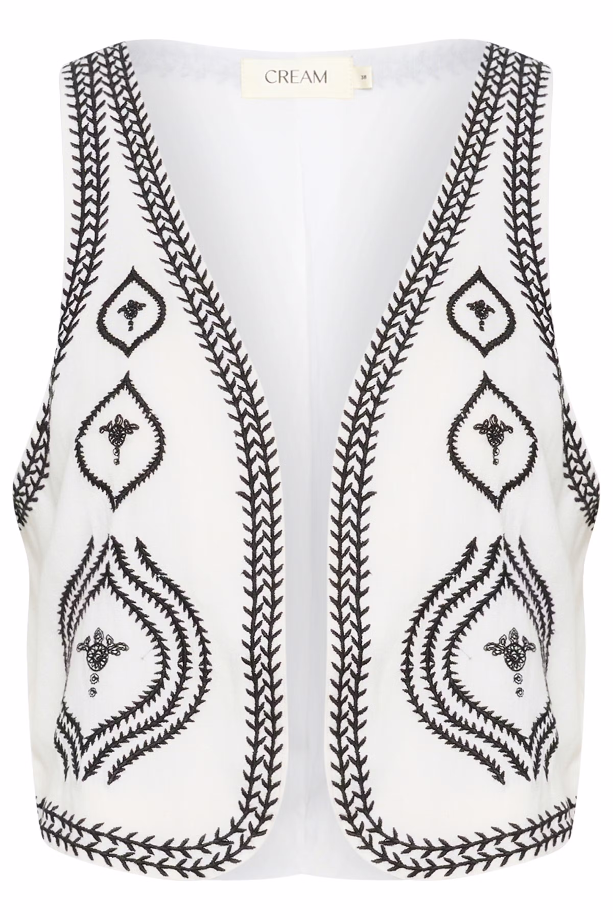 CRManju Linen vest PACK FRONT 10614078-108036