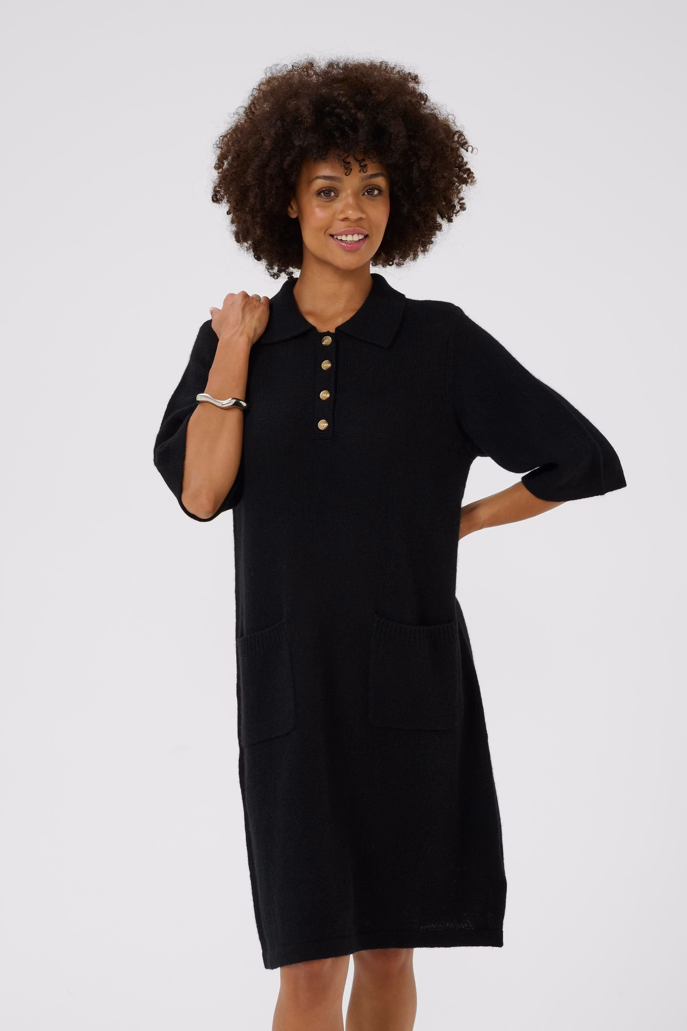 CUasima Strickkleid aus Wolle LOOKBOOK FRONT 50112446-500012