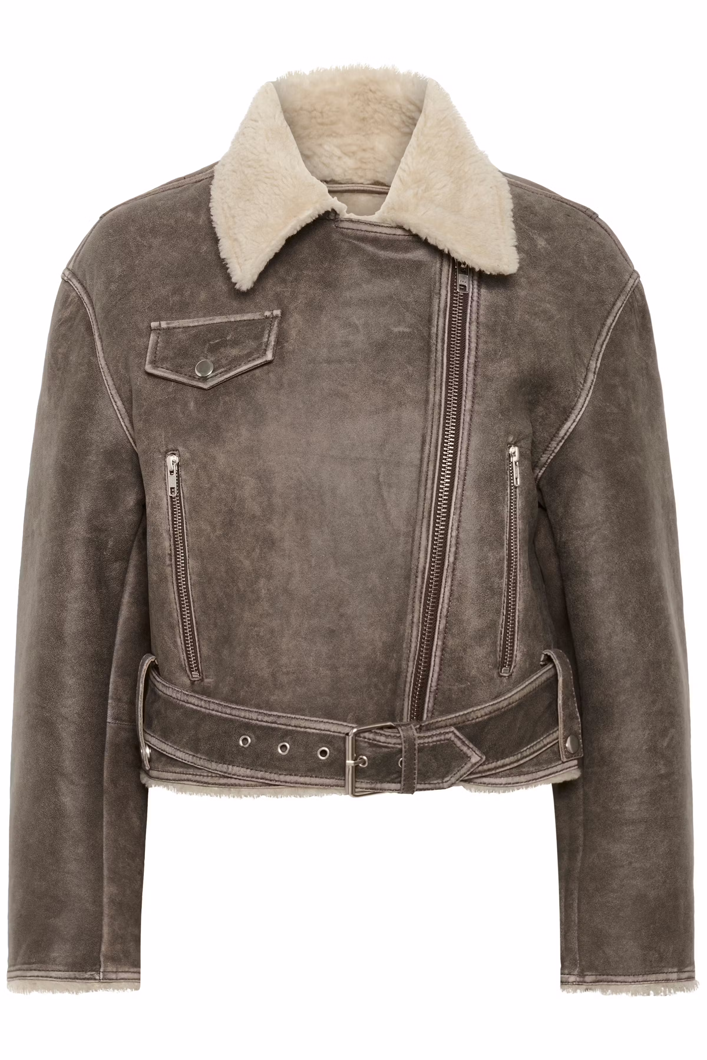 SLFiorella Leather jacket PACK FRONT 30408556-304157