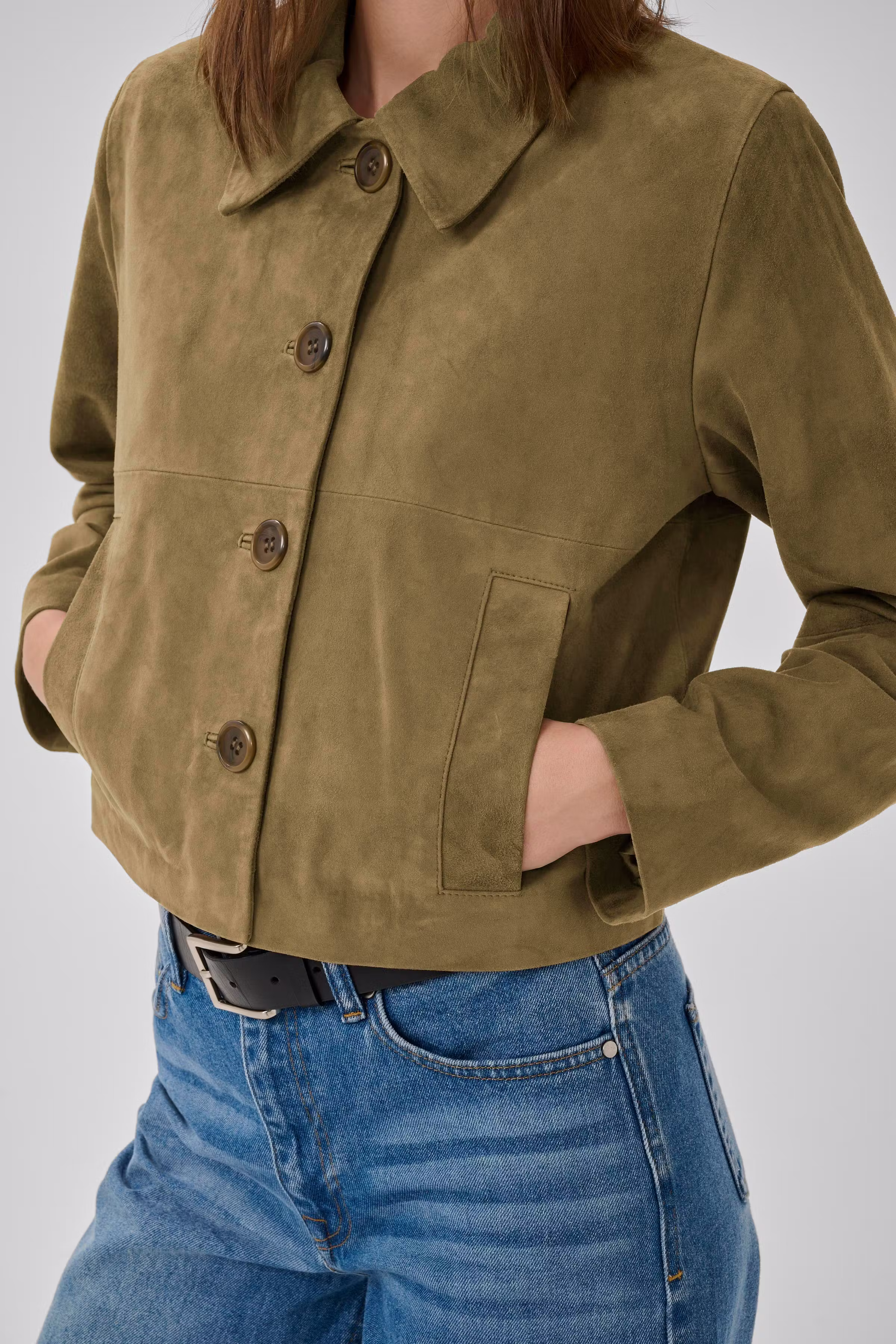 PetraMW Suede jacket LOCATION NONE 10705274-180820