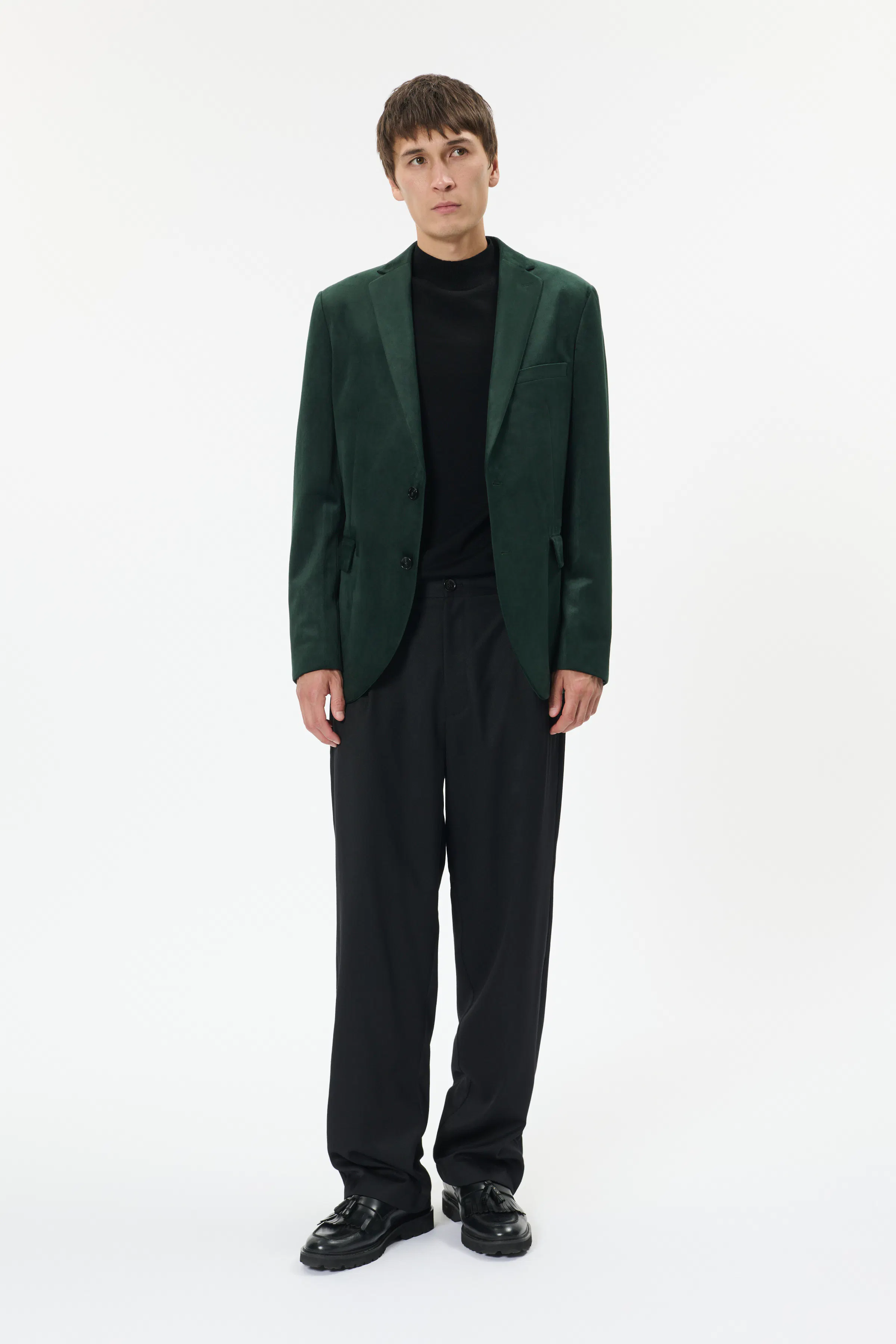 MAgeorge Velour Blazer LOOKBOOK FRONT 30205027-195350