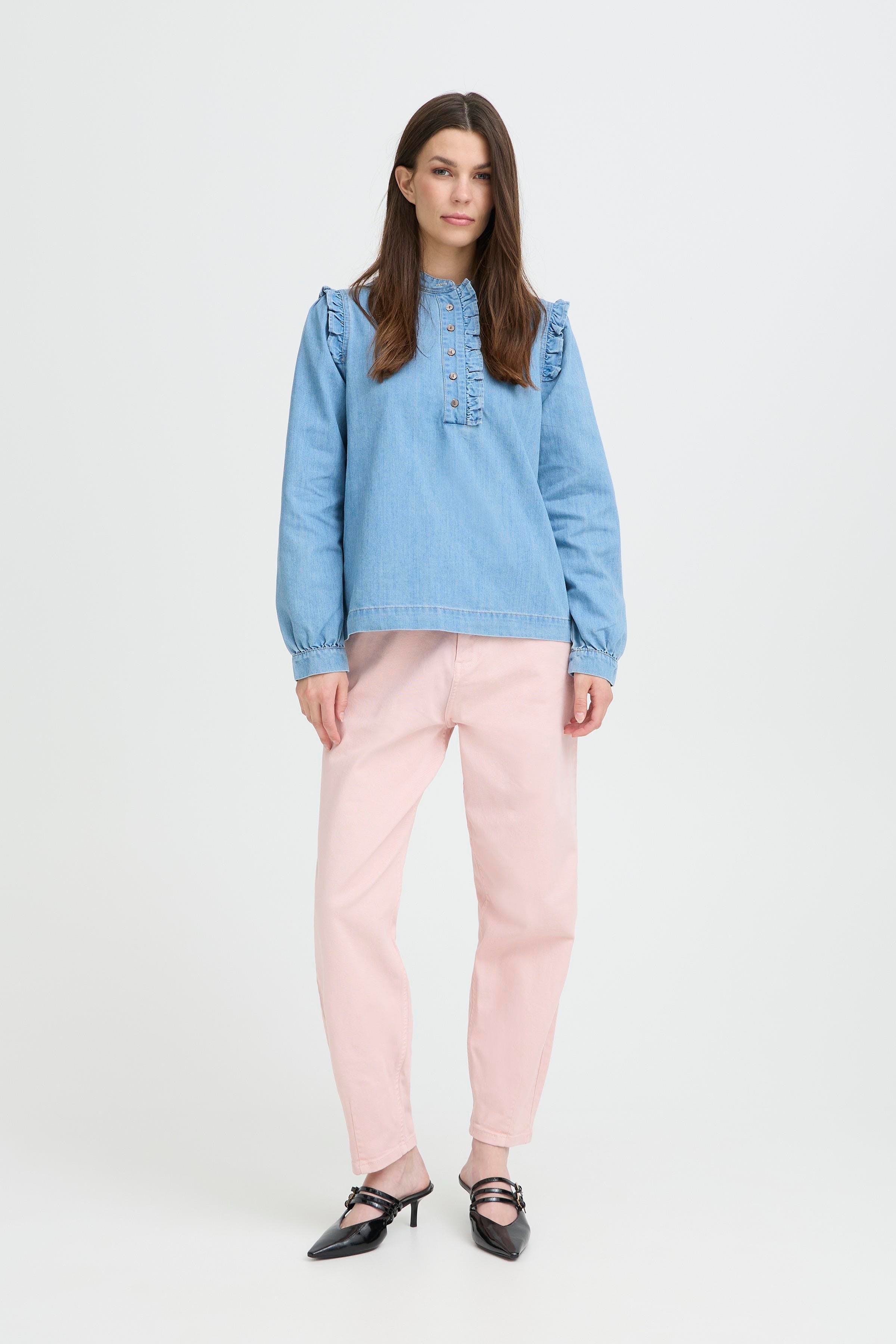 PZMALIA Skjorte LOOKBOOK FRONT 50210276-200008