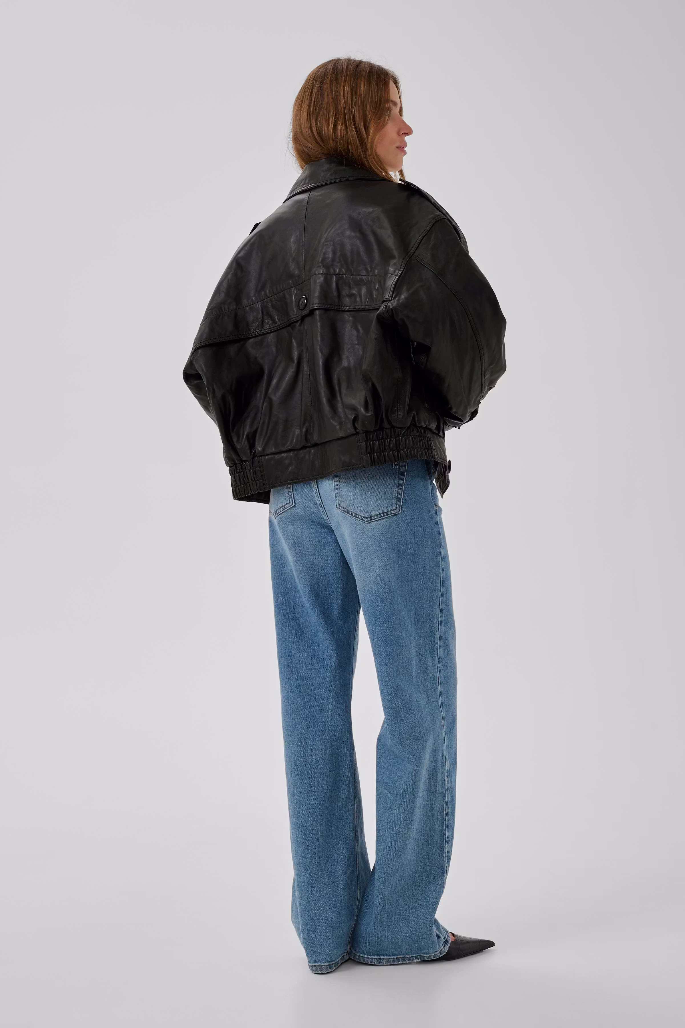 JackieMW Lederjacke LOOKBOOK BACK 10705104-100031