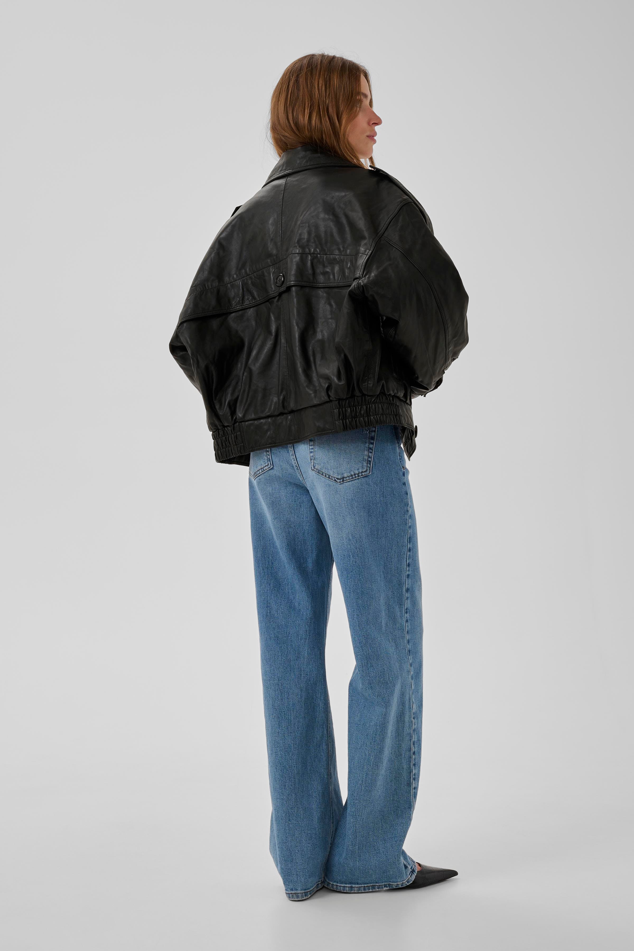 JackieMW Leather jacket LOOKBOOK BACK 10705104-100031