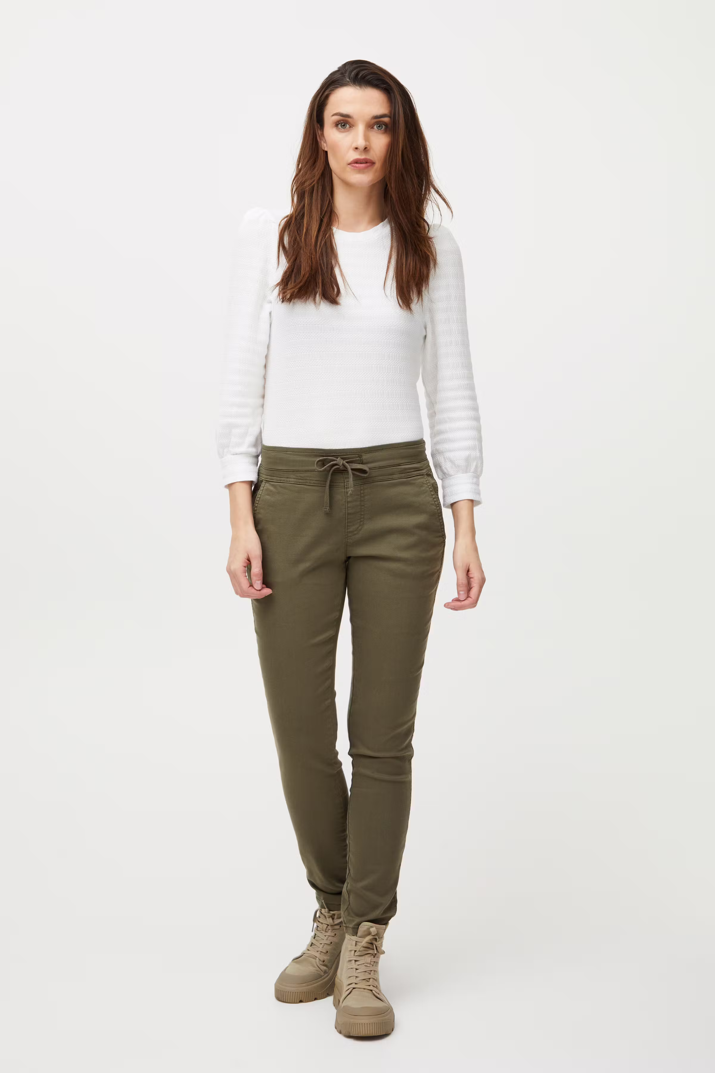 PZROSITA High Waist Skinny Leg Trousers LOOKBOOK FRONT 50207898-190510