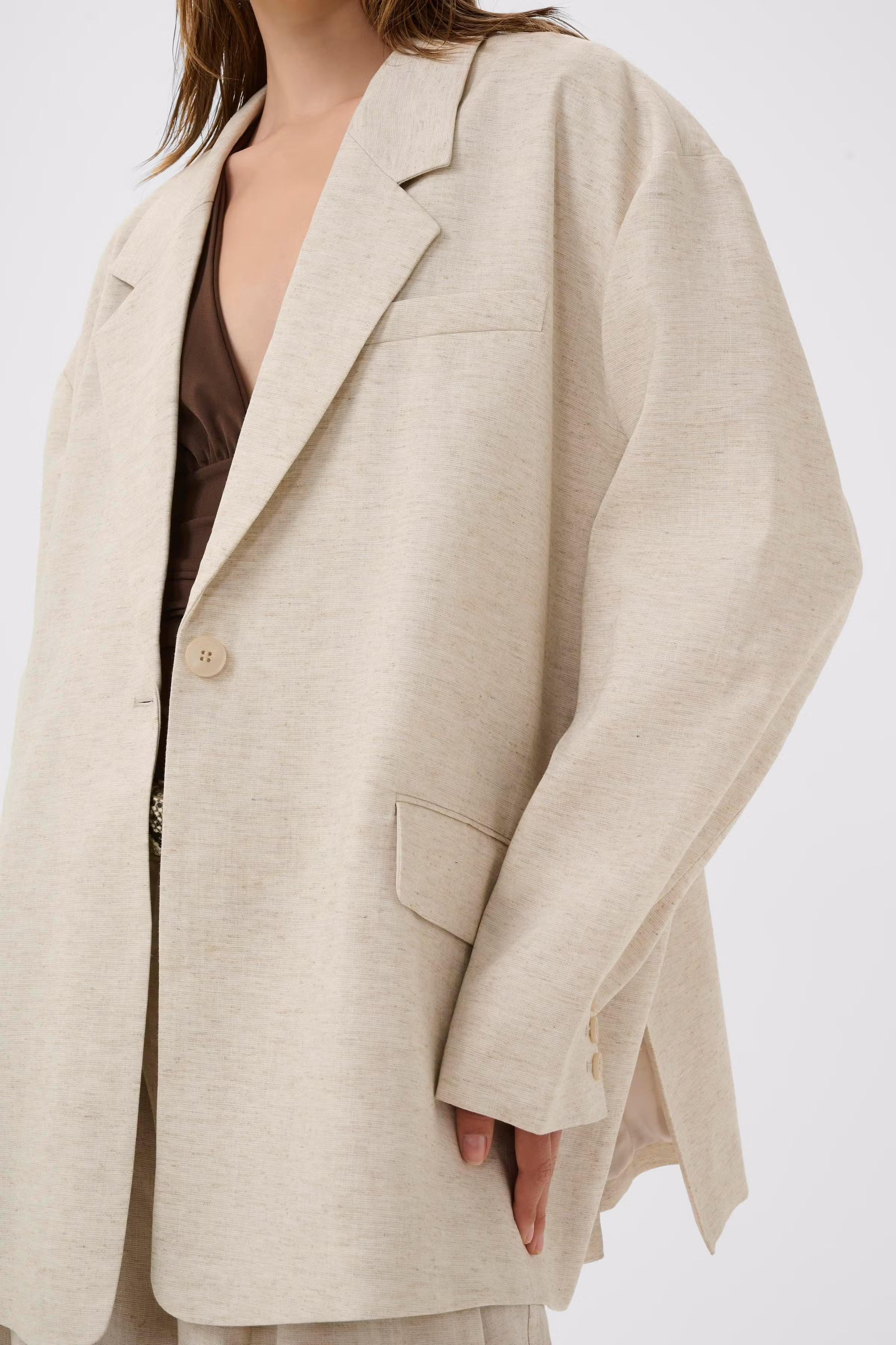 GZriava Linen blazer LOOKBOOK DETAIL 10911268-107203