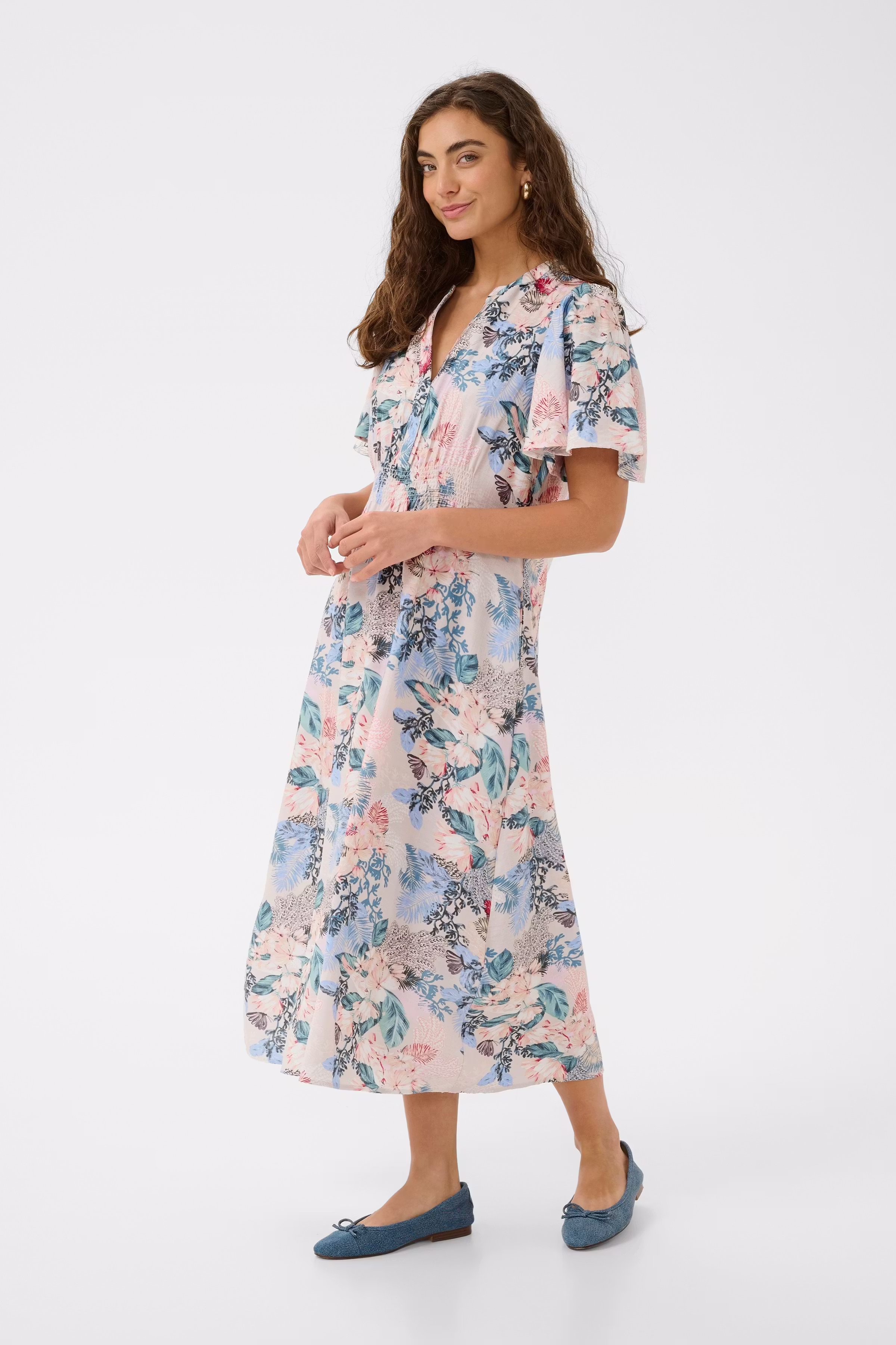 CUlotus Kjole LOOKBOOK FRONT 50113528-109402