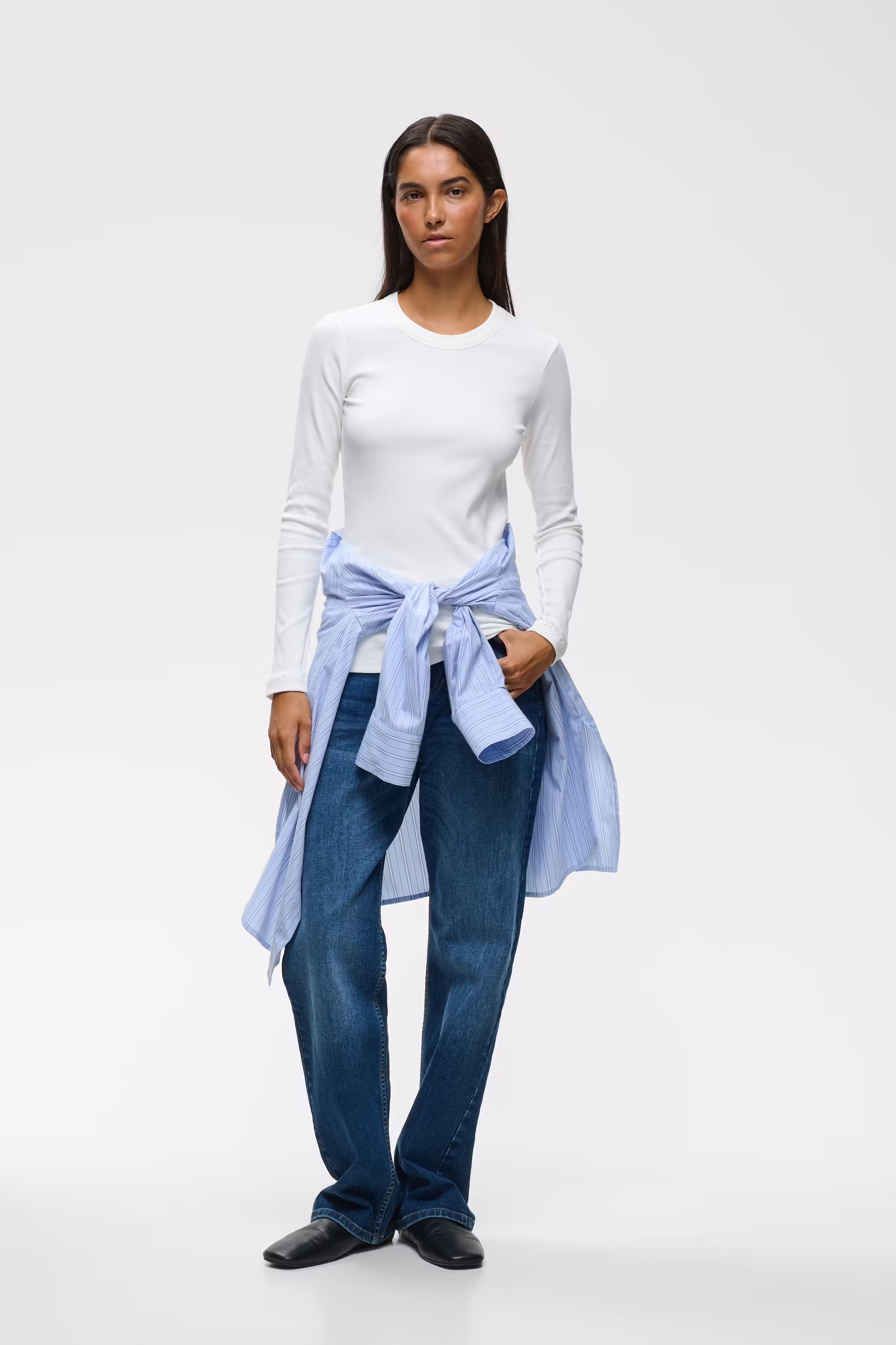 DagnaIW Langarm-Shirt LOOKBOOK FRONT 30106649-110701