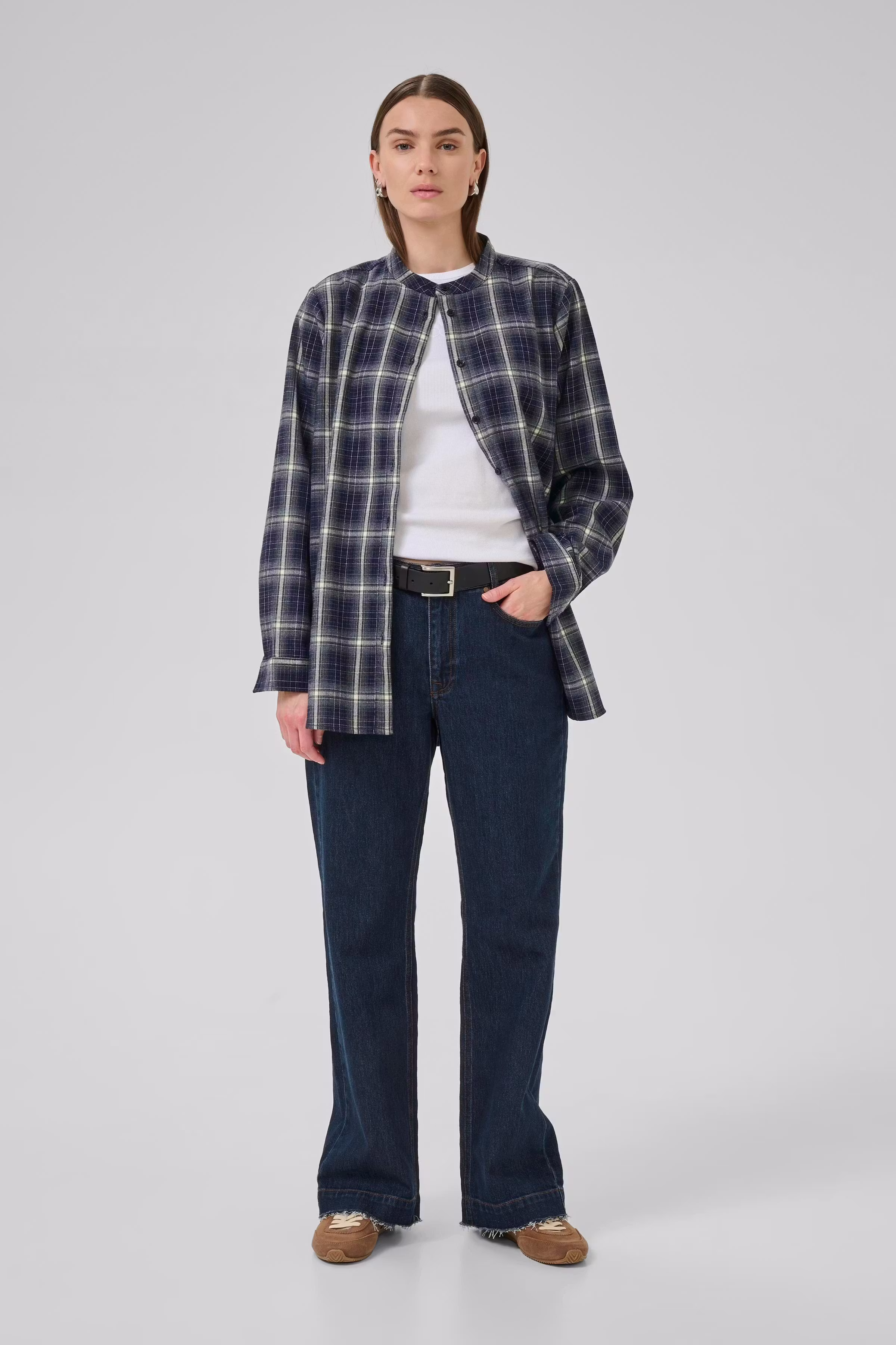 MarlyMW Plaid Shirt LOOKBOOK FRONT 10705235-108342