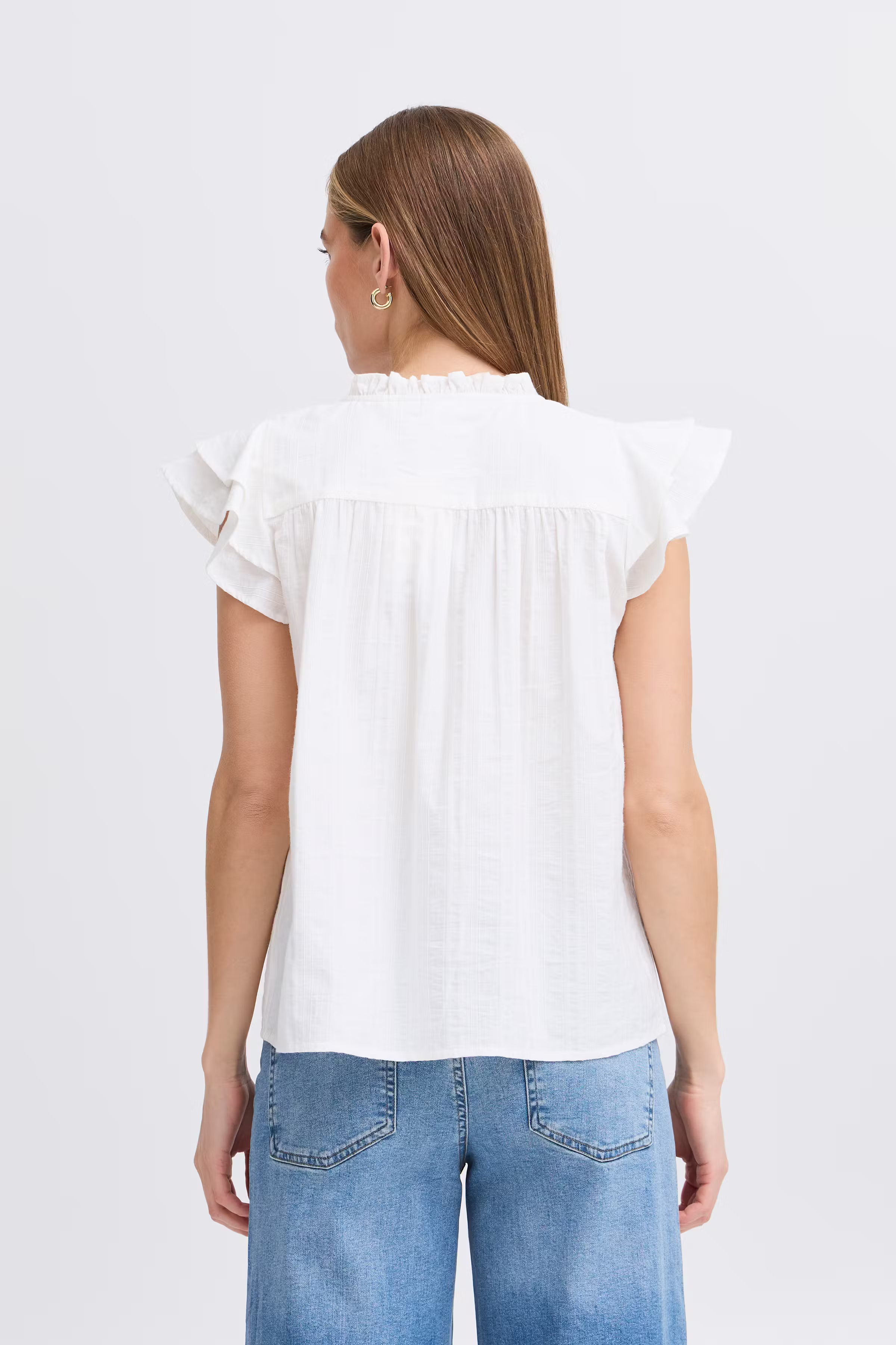 IHGAELLE Blouse with short sleeve LOOKBOOK BACK 20122784-114201