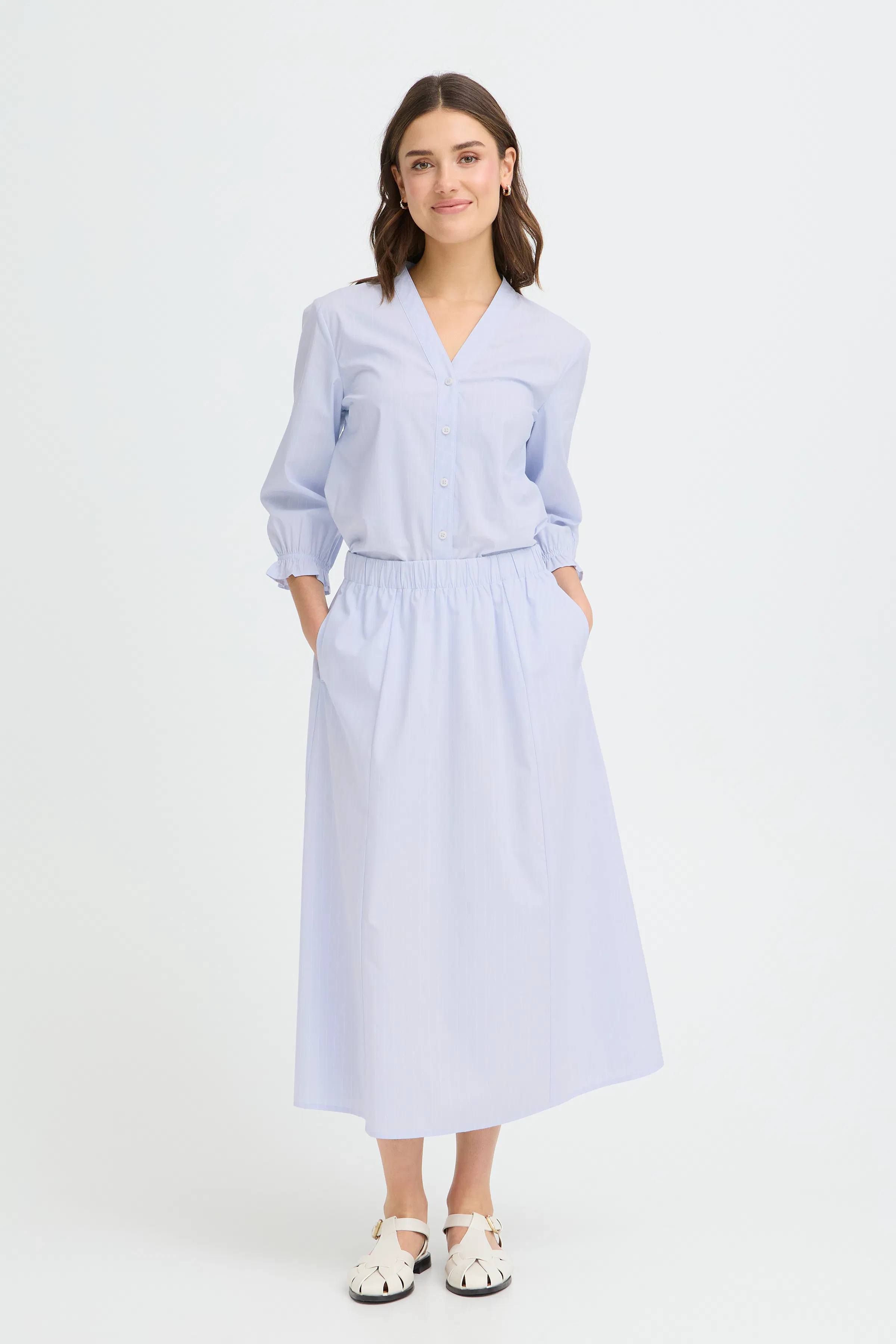 FRZANE Skjørt LOOKBOOK FRONT 20617702-900006458