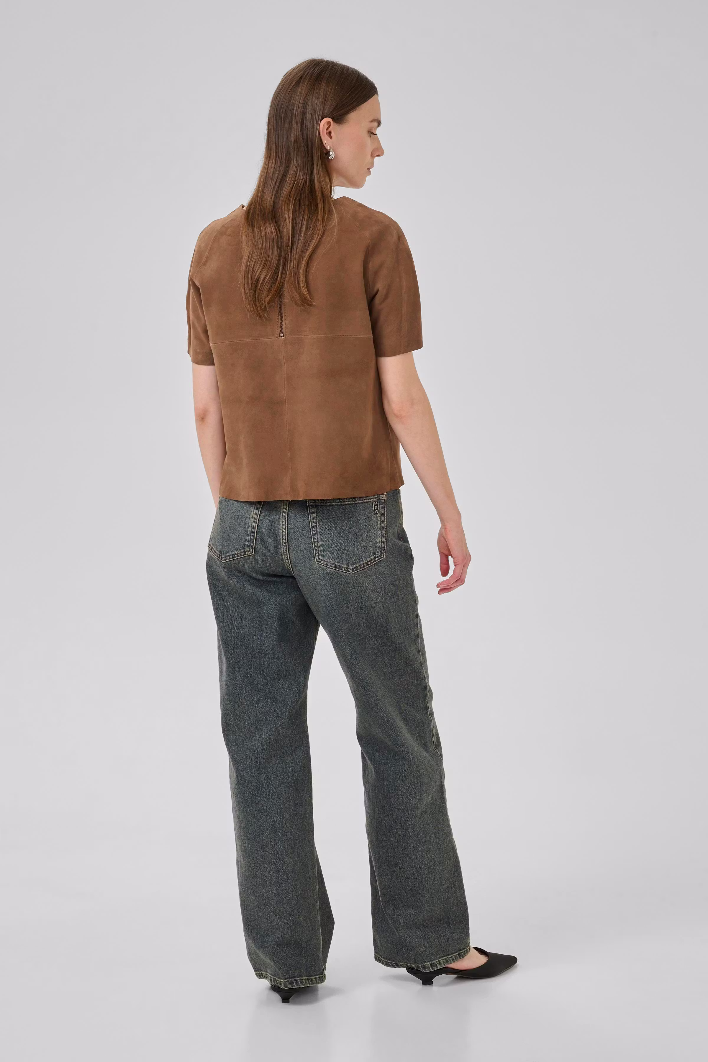 PetraMW T-shirt i ruskind LOOKBOOK BACK 10705376-108114