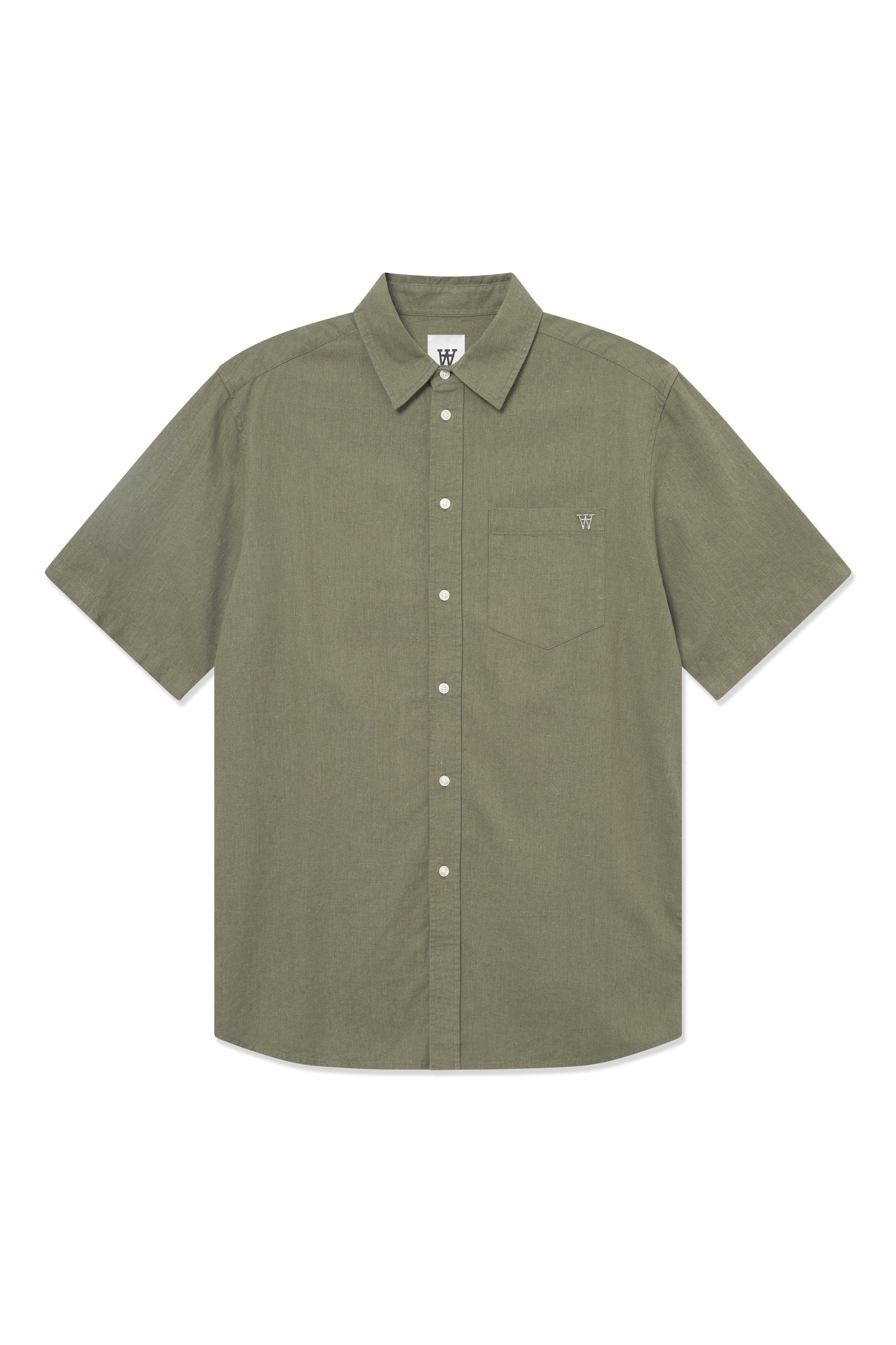 WWaaron Linen Shirt PACK FRONT 30251408-180515
