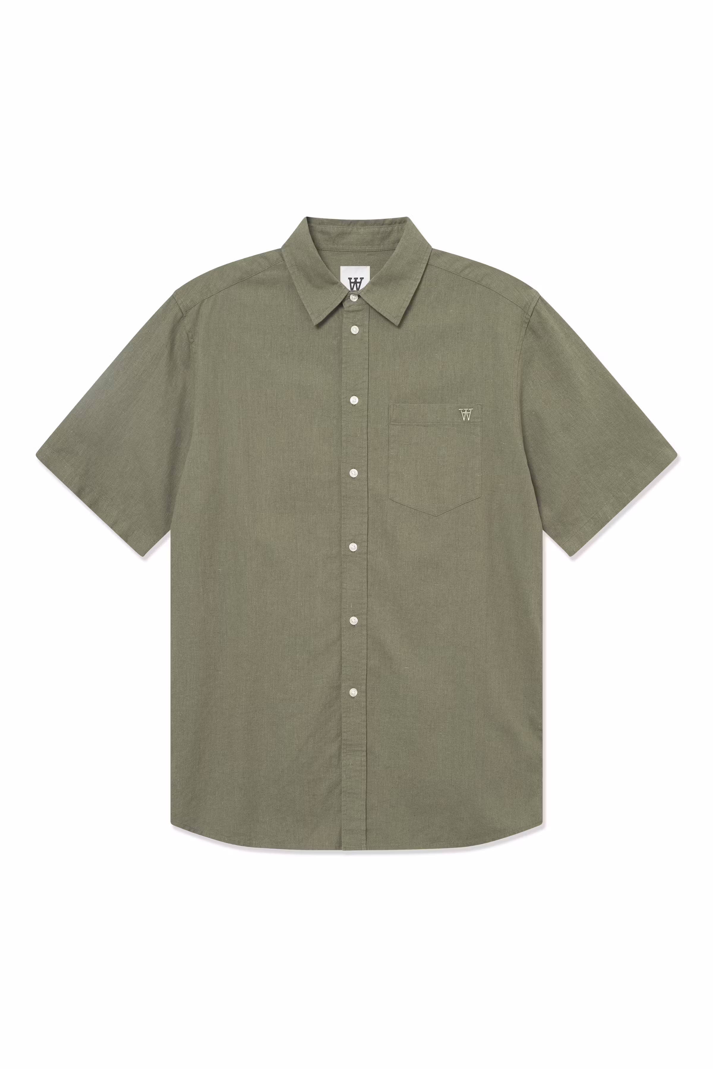 WWaaron Linen Shirt PACK FRONT 30251408-180515
