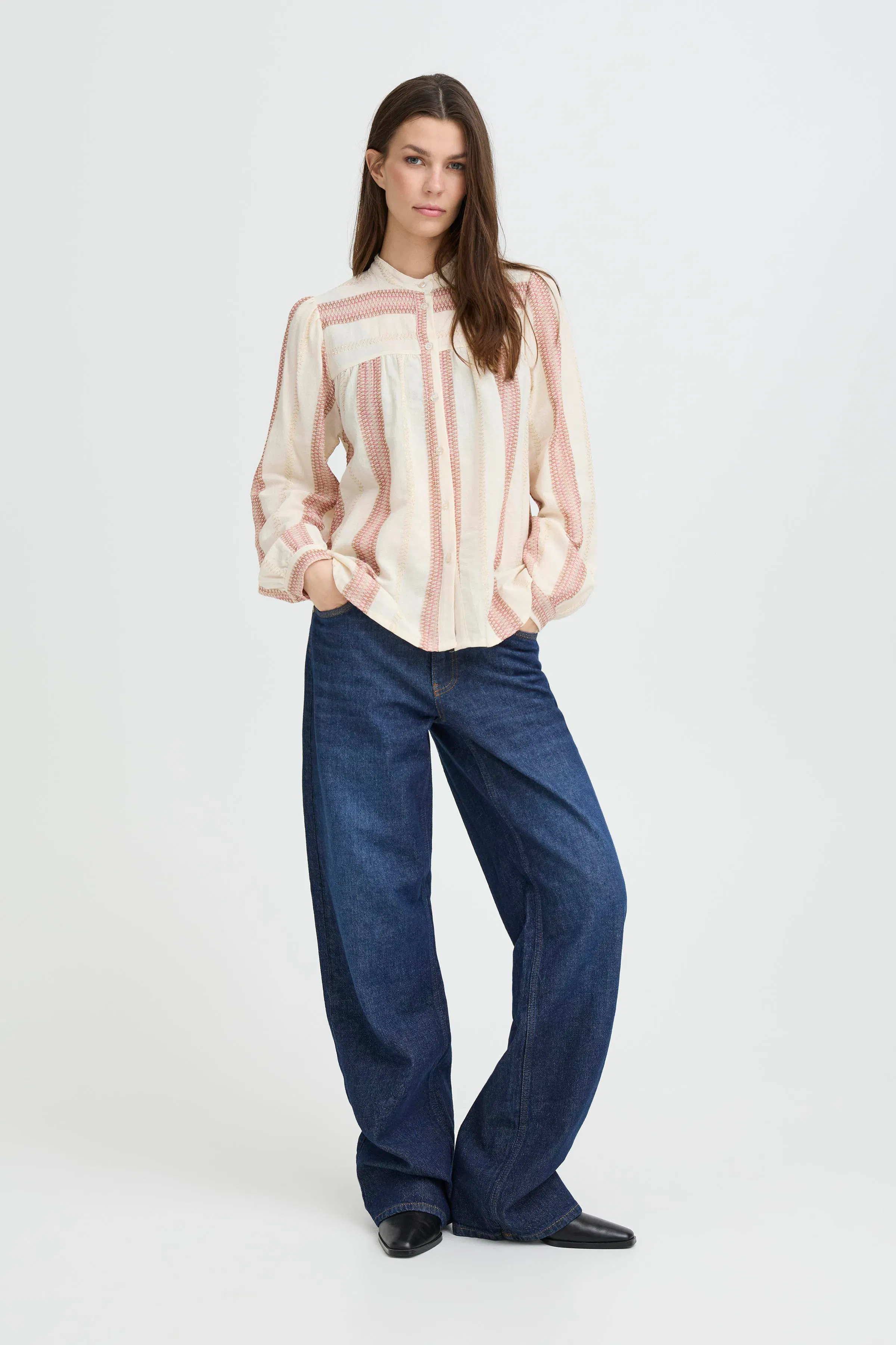 PZADOLA Skjorte LOOKBOOK FRONT 50210392-900005993