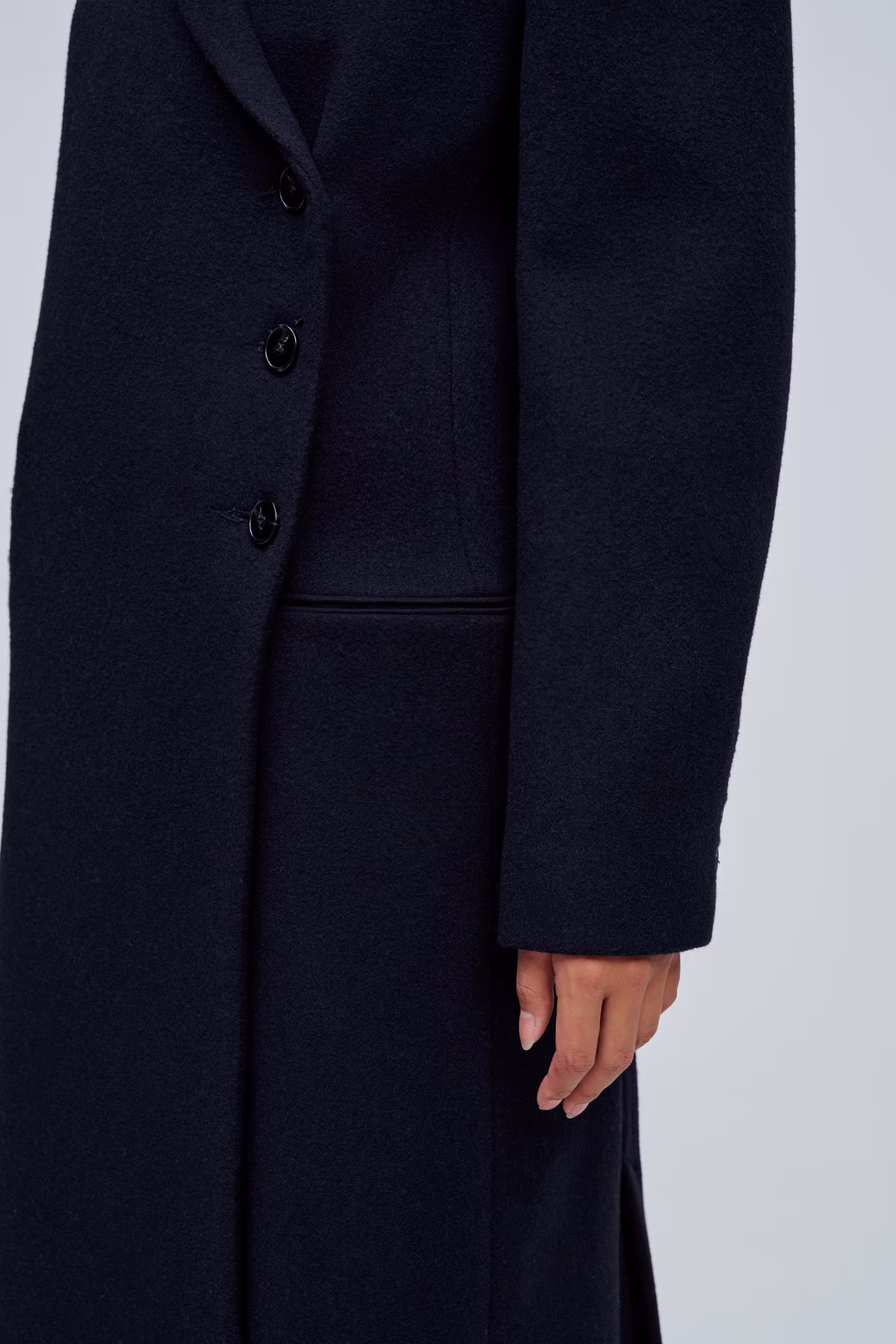 IOClio Coat LOOKBOOK FRONT 30600047-BL900