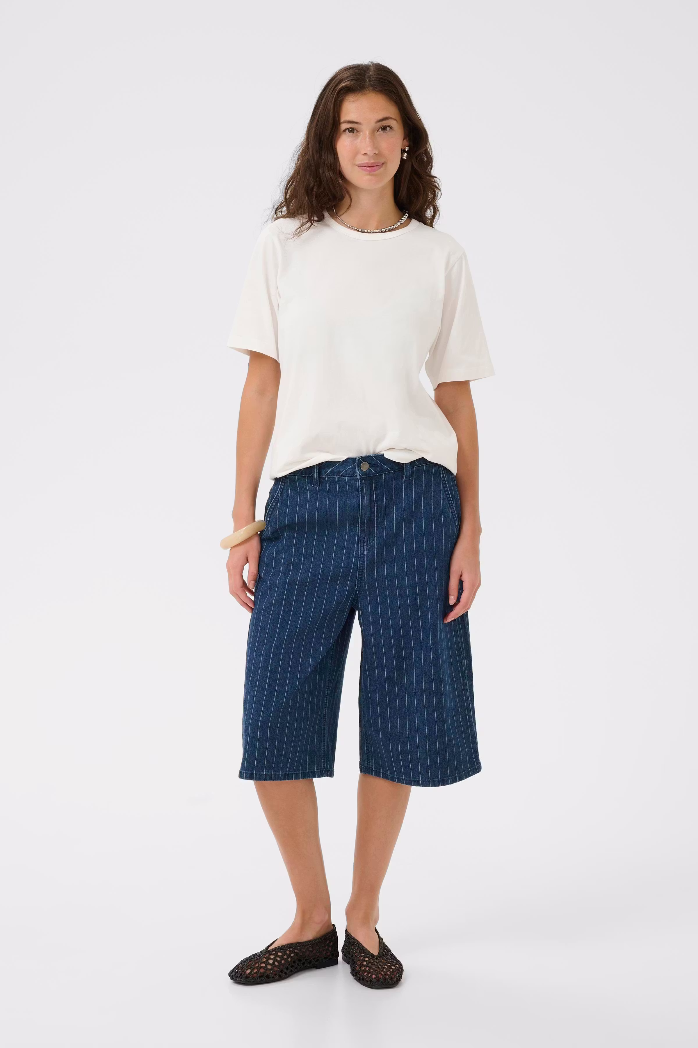 CUmai Jeansshorts LOOKBOOK FRONT 50113092-500029