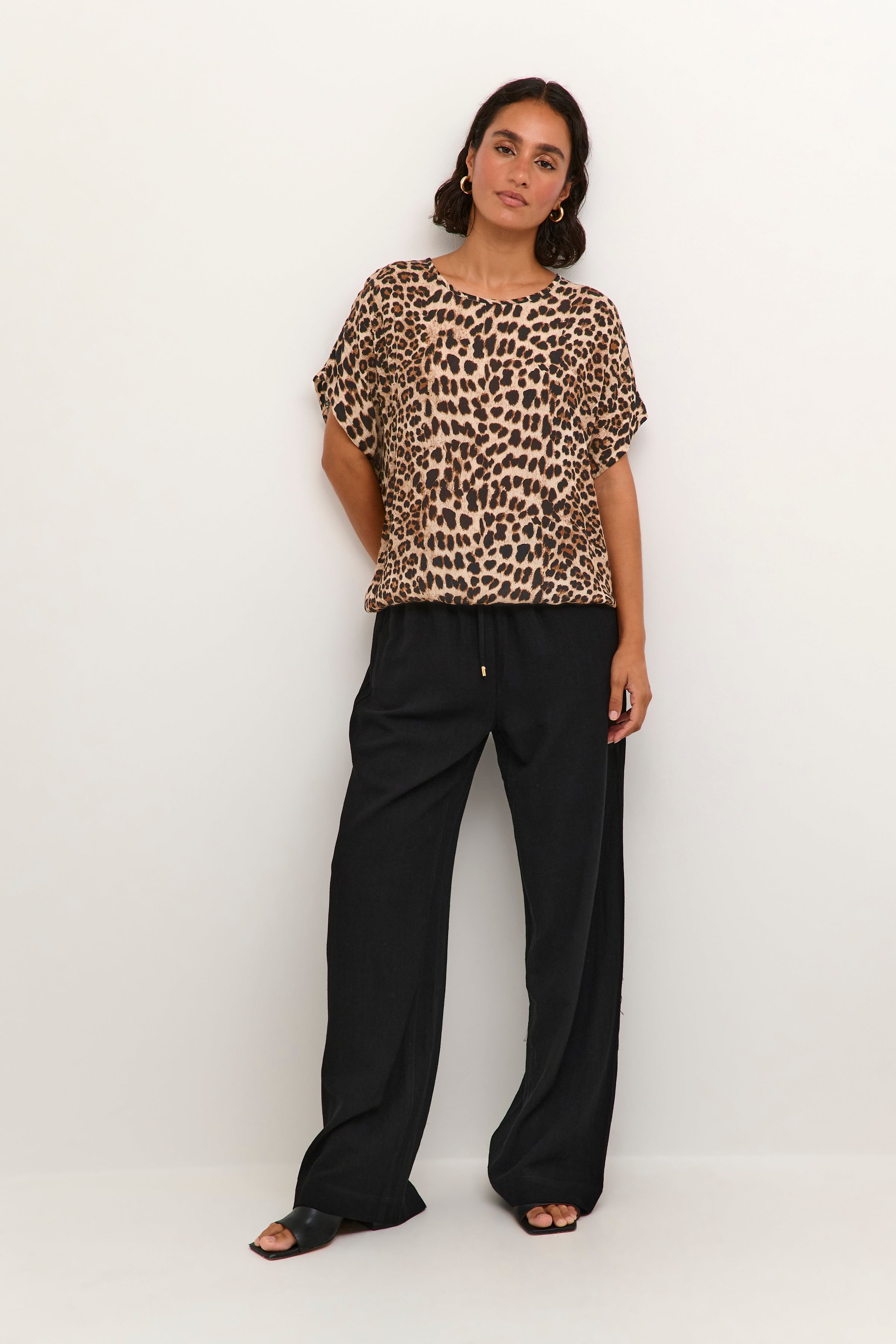 KAamber Leopard Bluse LOOKBOOK FRONT 10508257-105798