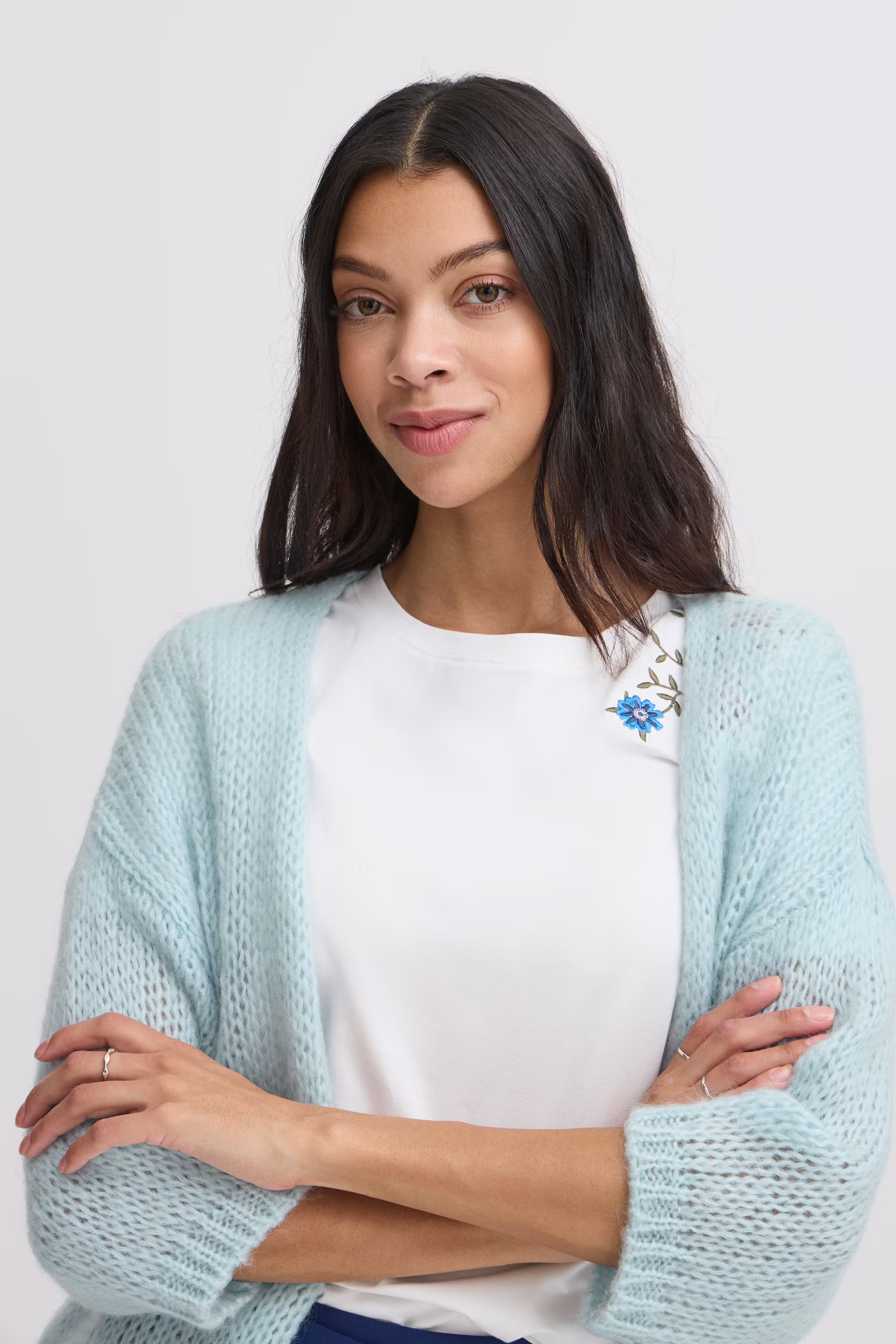 BYNONAX Strikket cardigan LOOKBOOK DETAIL 20816622-1441151