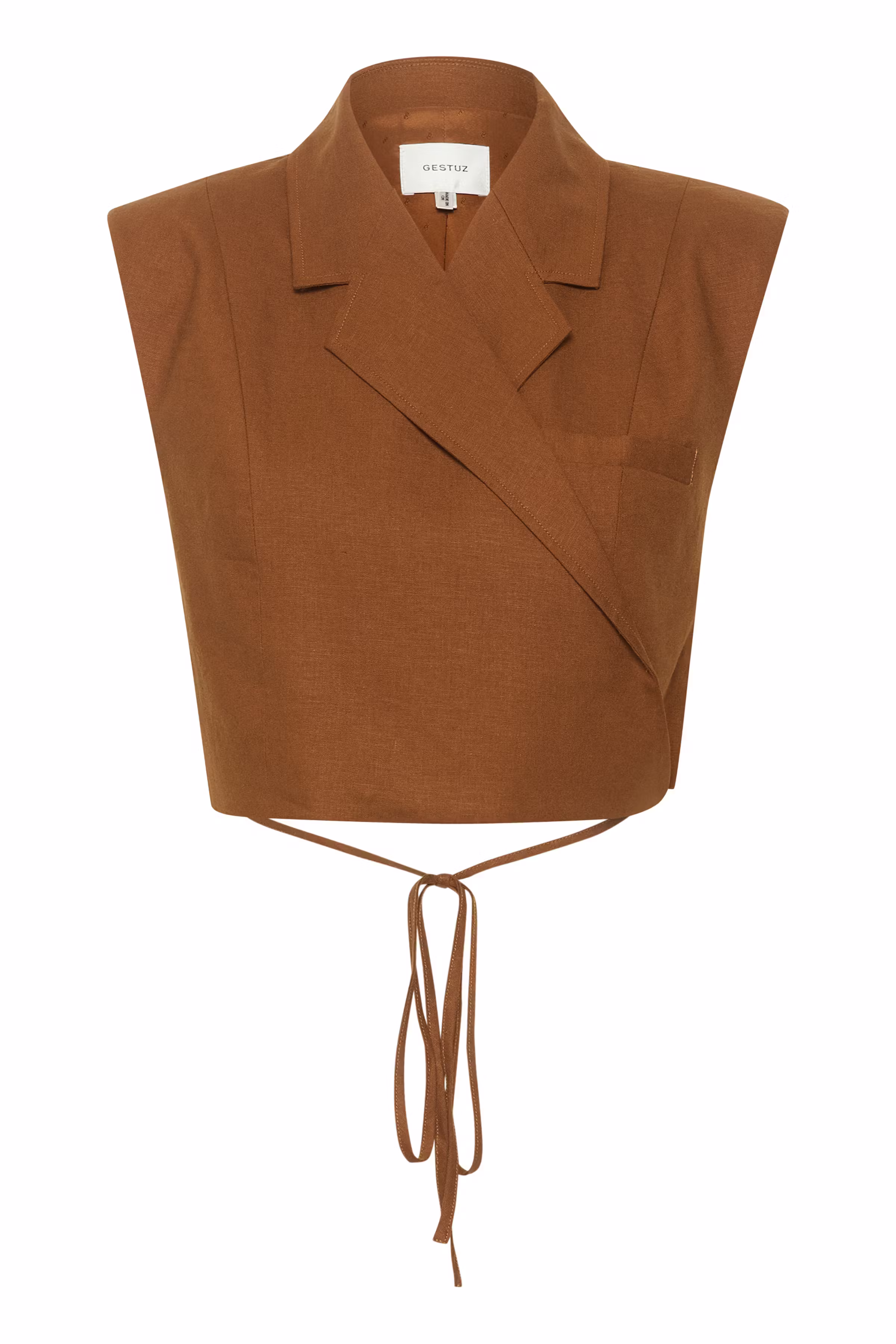 LeenaGZ Linen vest PACK FRONT 10909228-191227