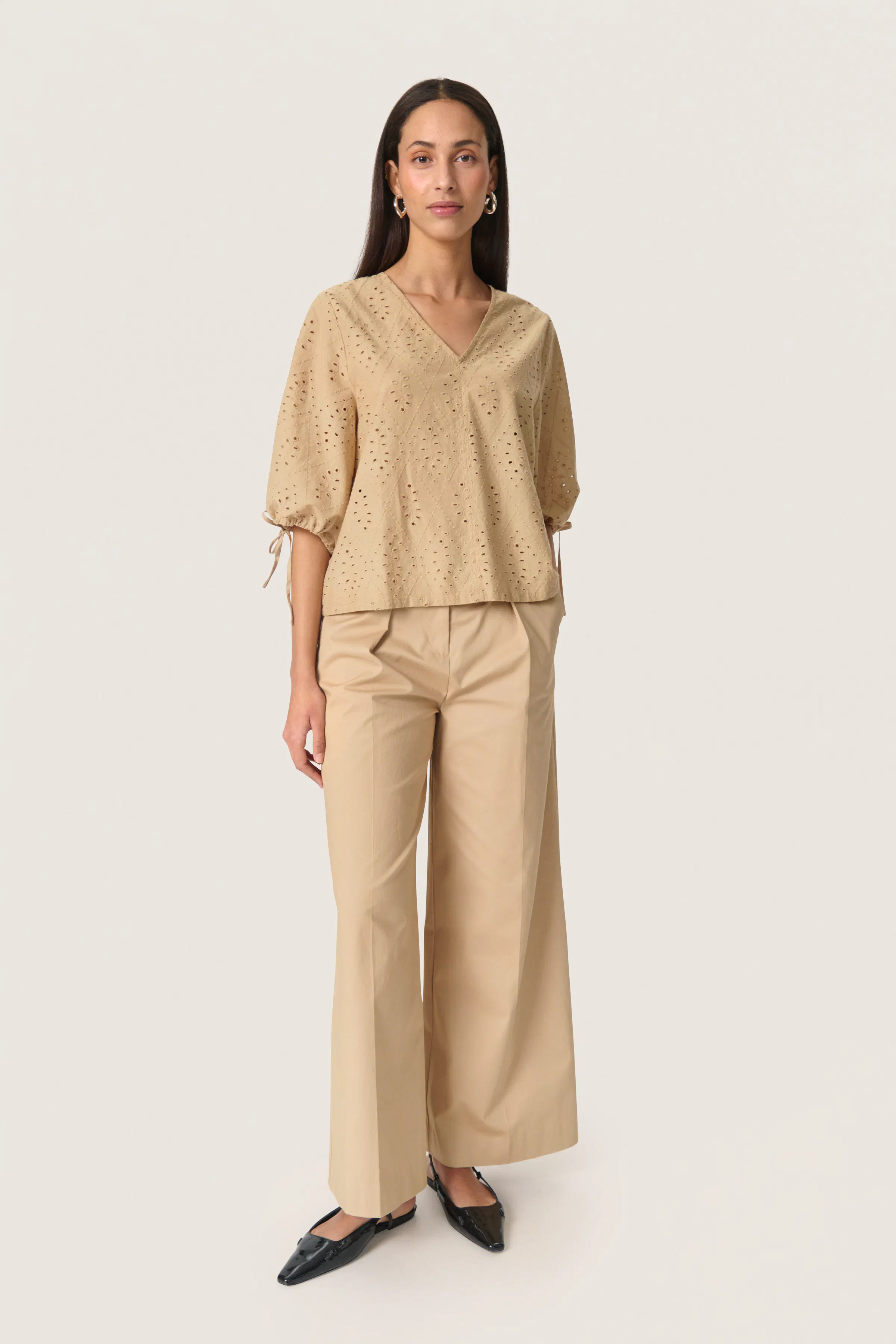 SLJoella Bluse LOOKBOOK FRONT 30408319-151114