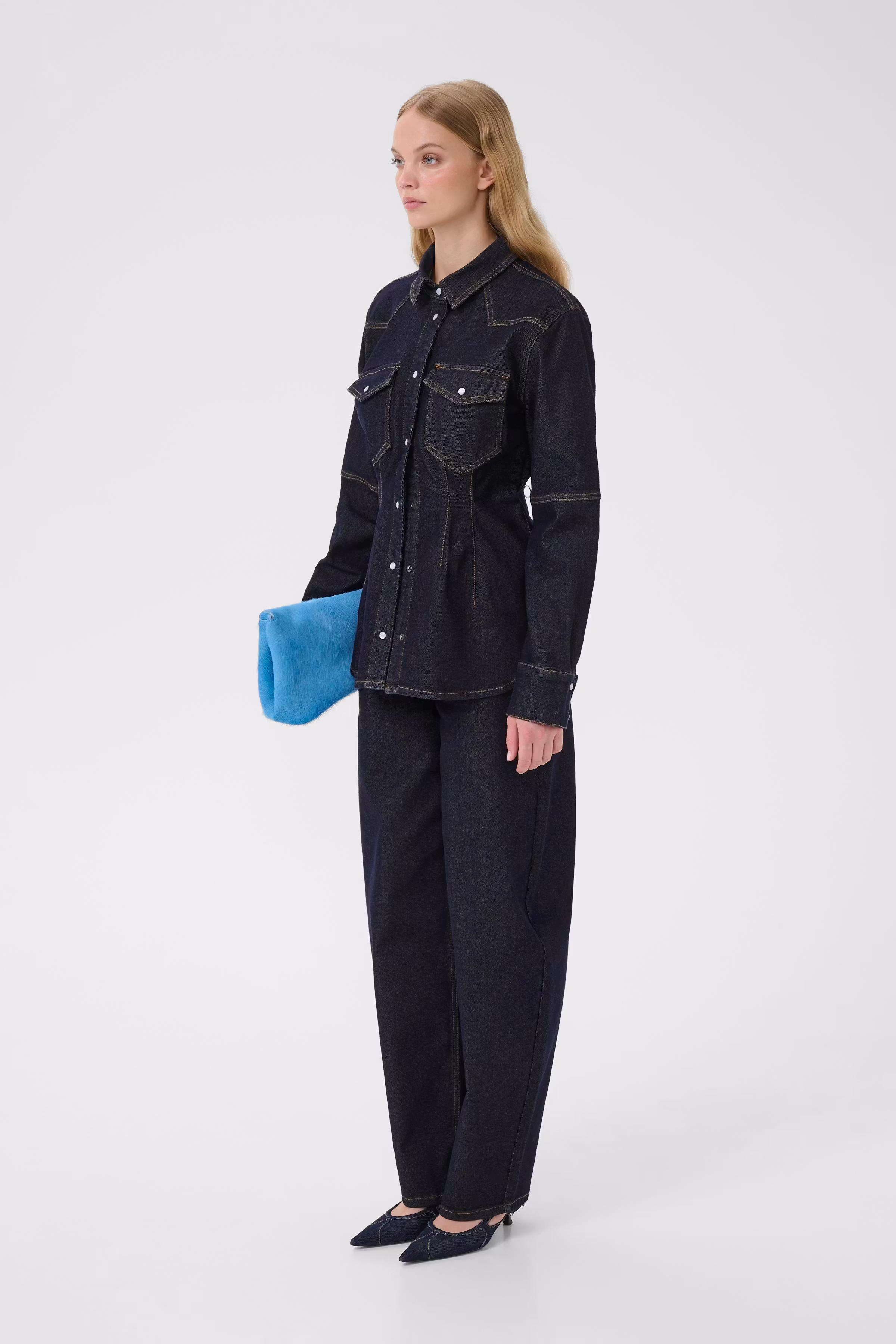 GZmae Denimhemd LOOKBOOK FRONT 10910867-102429