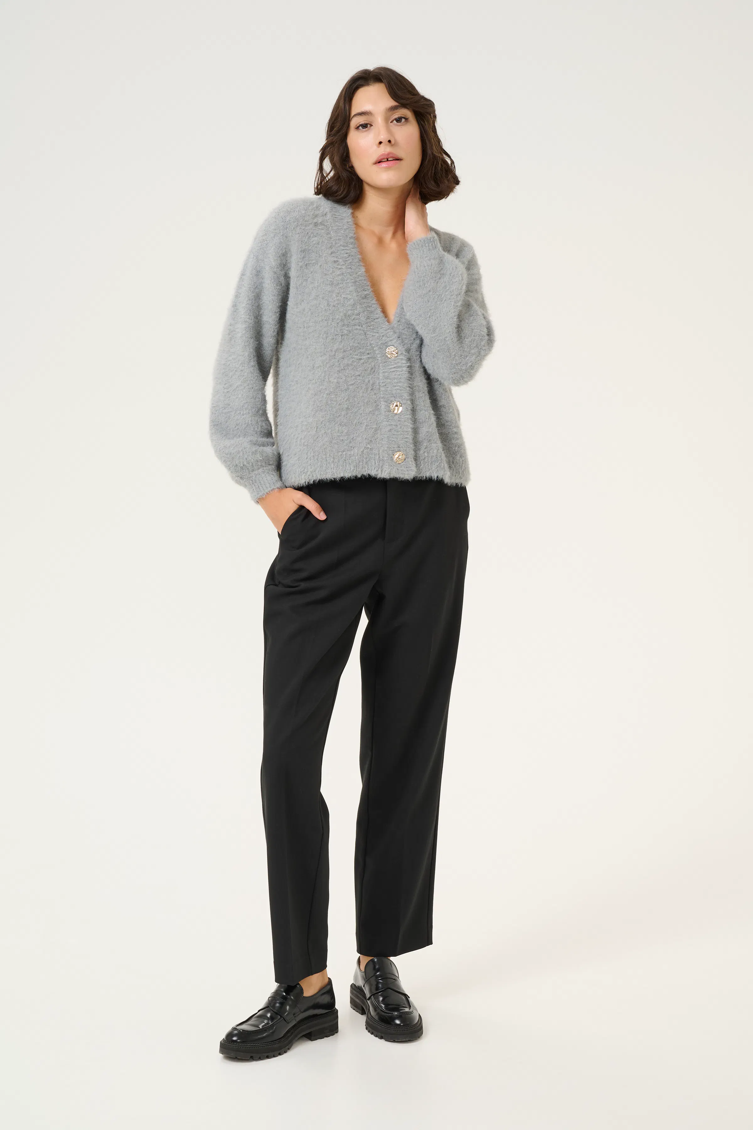 KAvilma Cardigan LOOKBOOK FRONT 10509280-100126