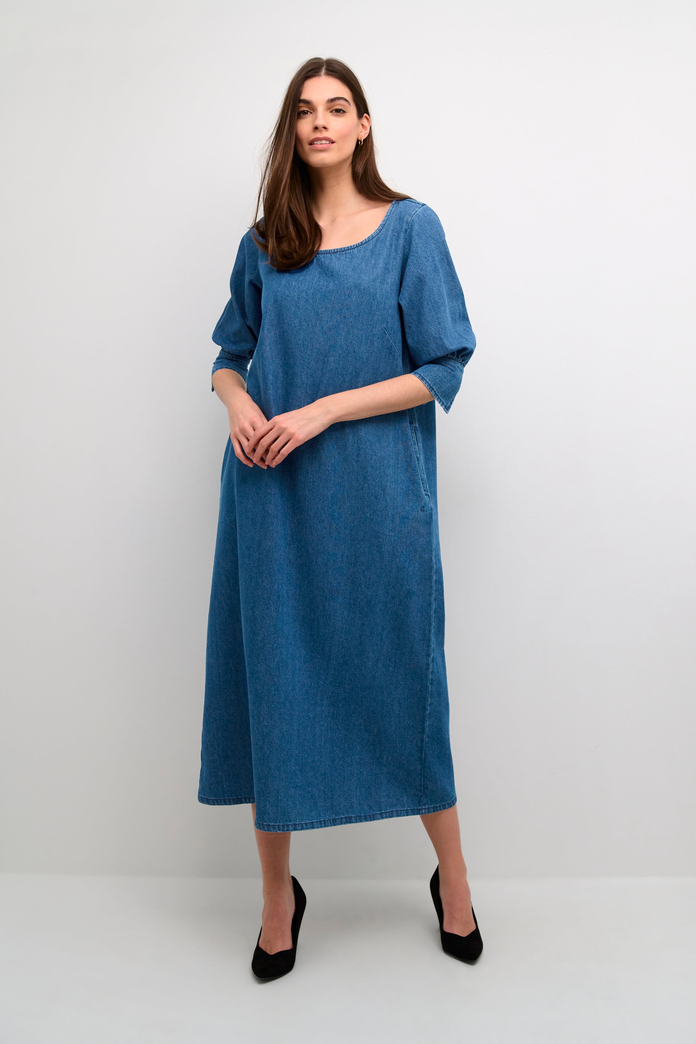 CRGerta Denim robe LOOKBOOK FRONT 10612902-106412