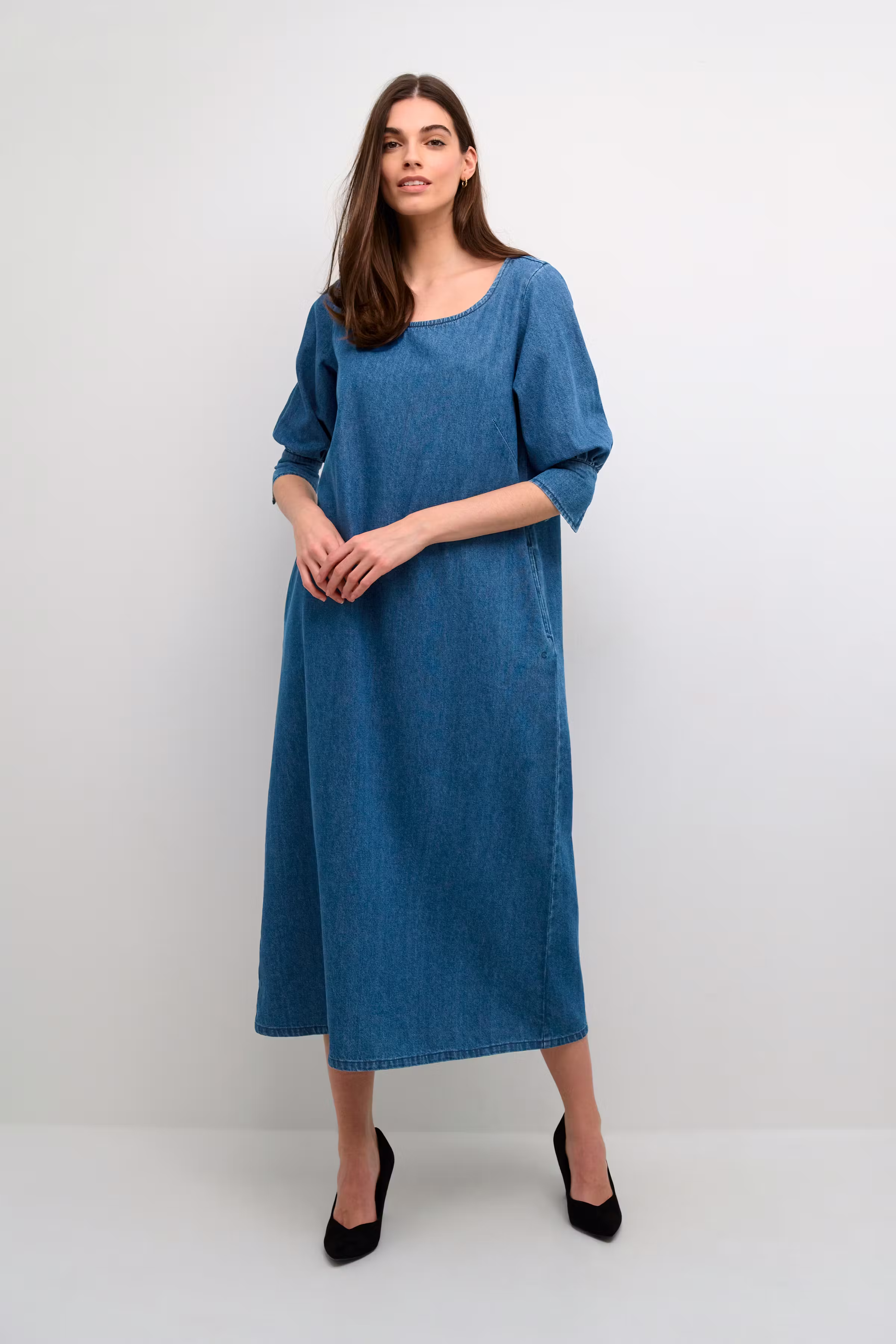 CRGerta Denim robe LOOKBOOK FRONT 10612902-106412