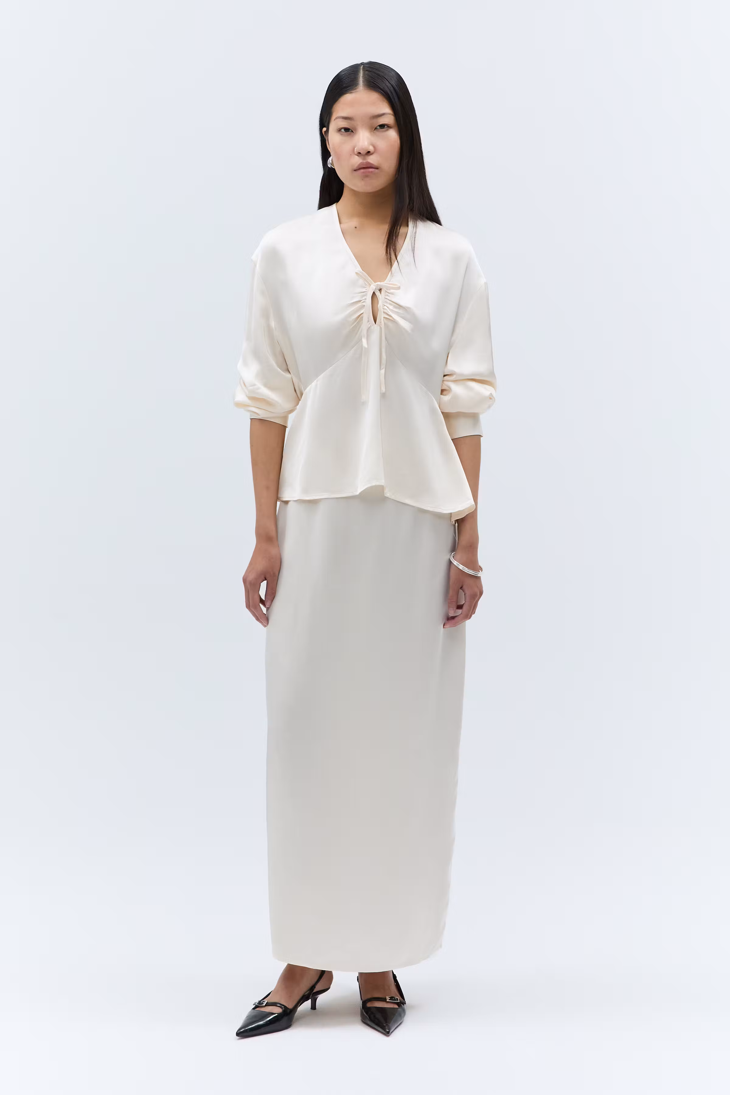 IOSage Nederdel LOOKBOOK FRONT 30600796-WH011