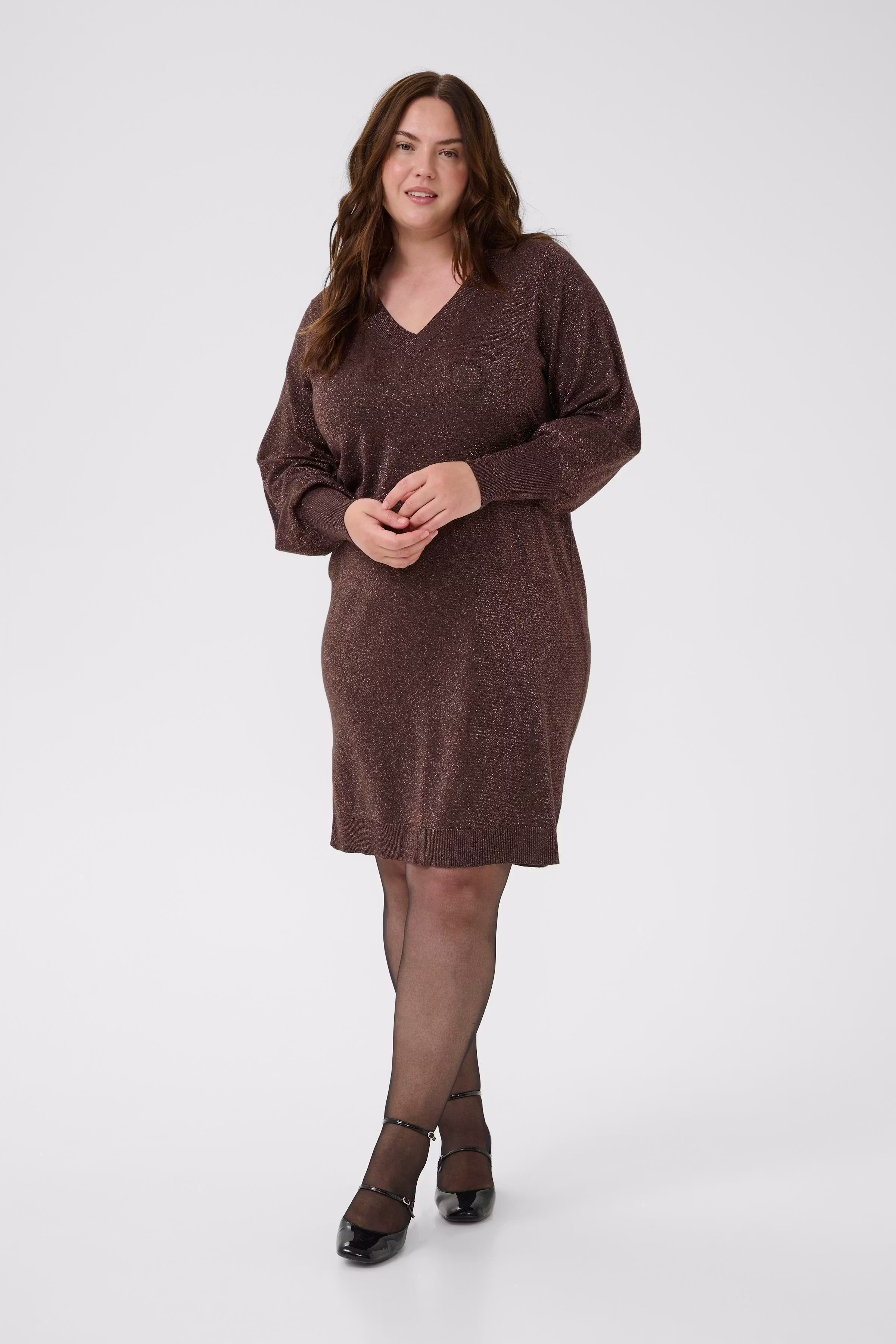 KCregitta Glitter Kjole LOOKBOOK FRONT 10582771-191111