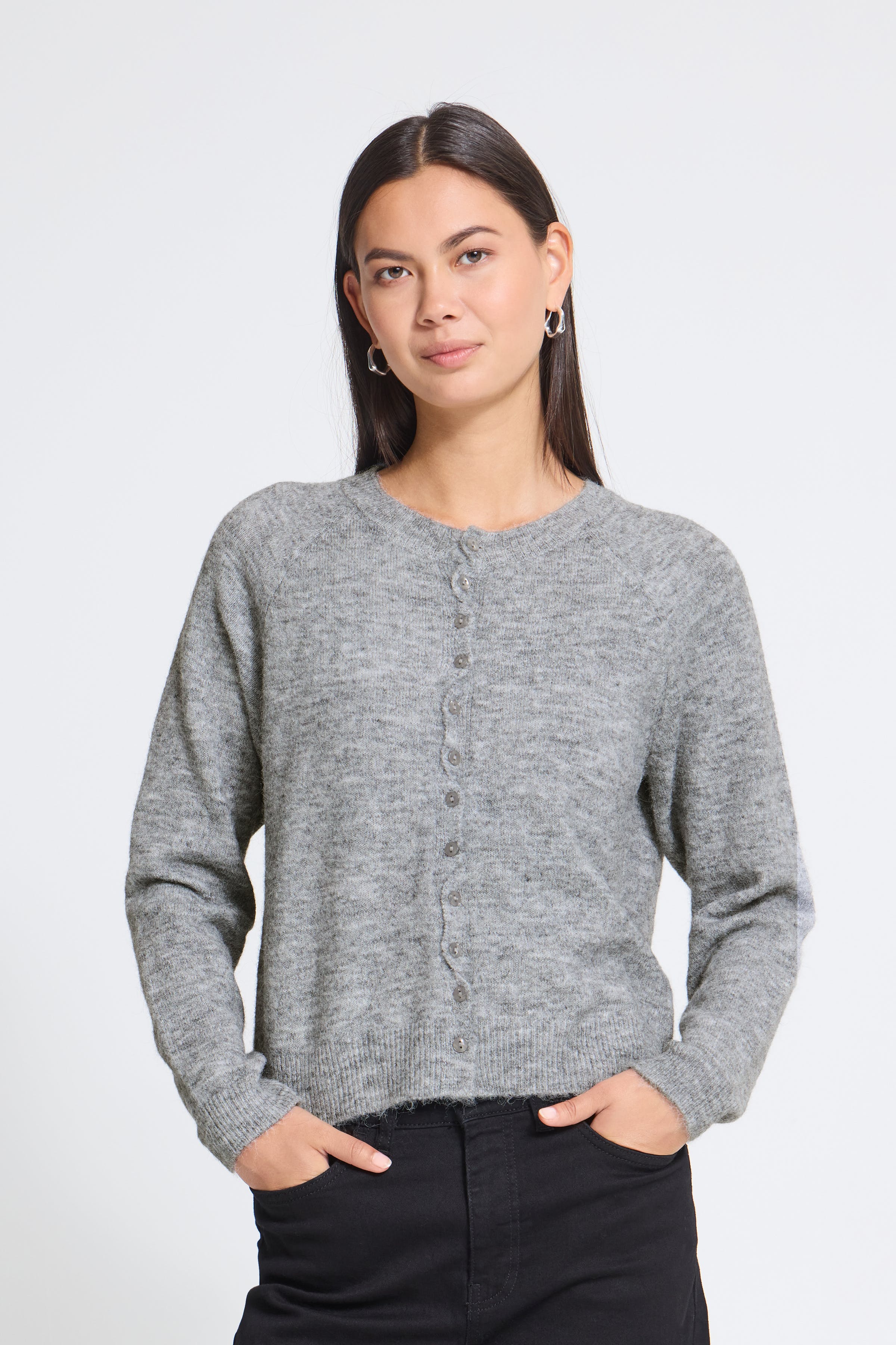 IHSAGE Cardigan LOOKBOOK FRONT 20126708-1639151
