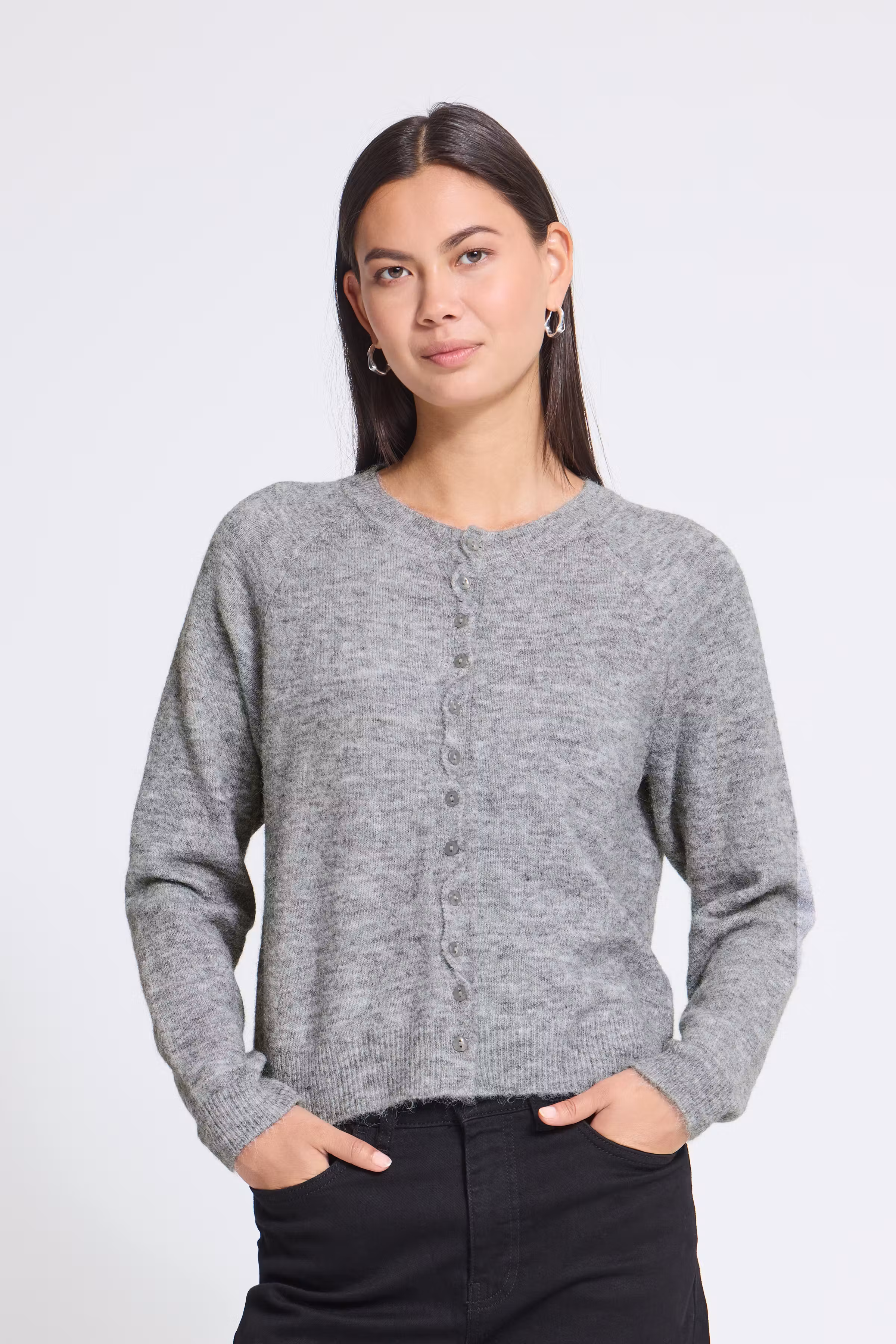 IHSAGE Cardigan LOOKBOOK FRONT 20126708-1639151