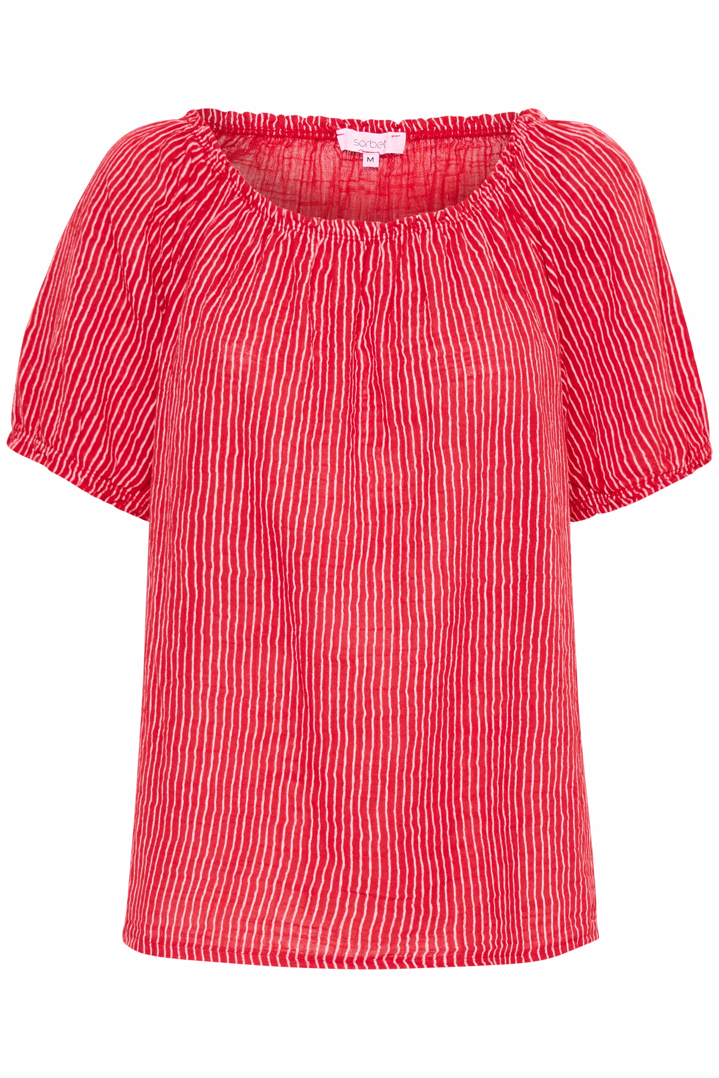 Blouse with short sleeve PACK FRONT 22100609-191663